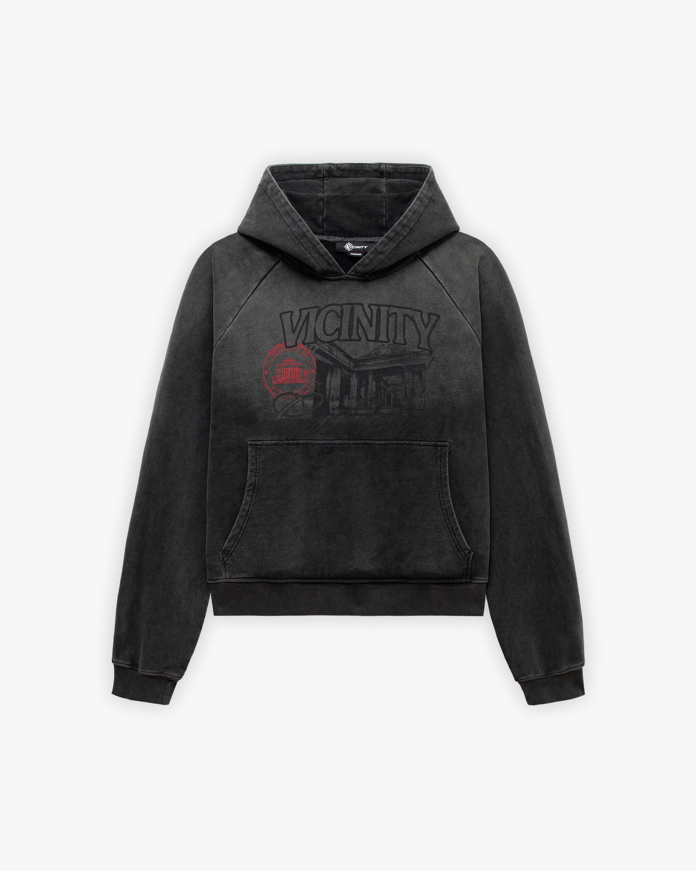 GALLERY HOODIE WASHED GREY