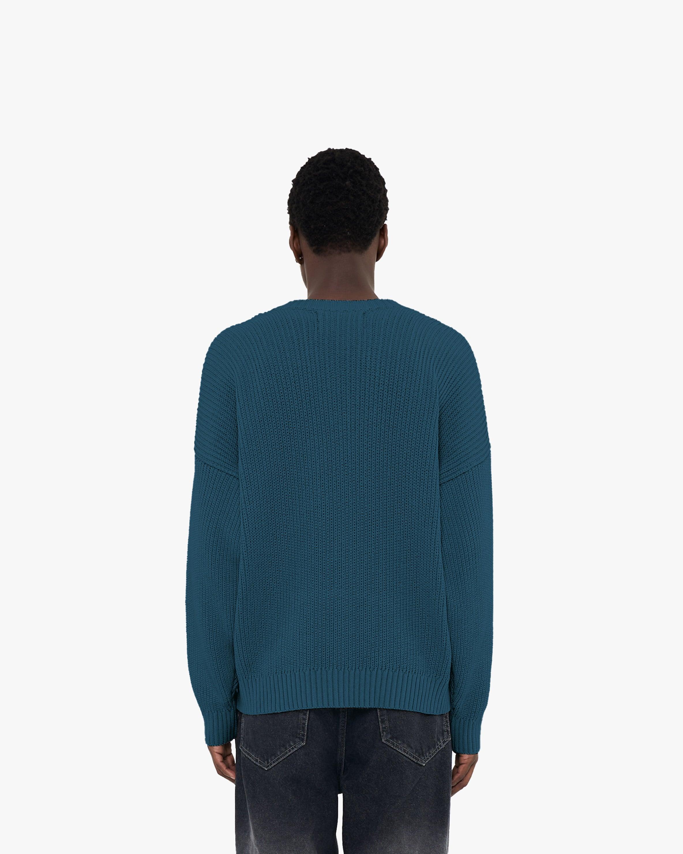 V-LOGO KNITWEAR MIDNIGHT BLUE