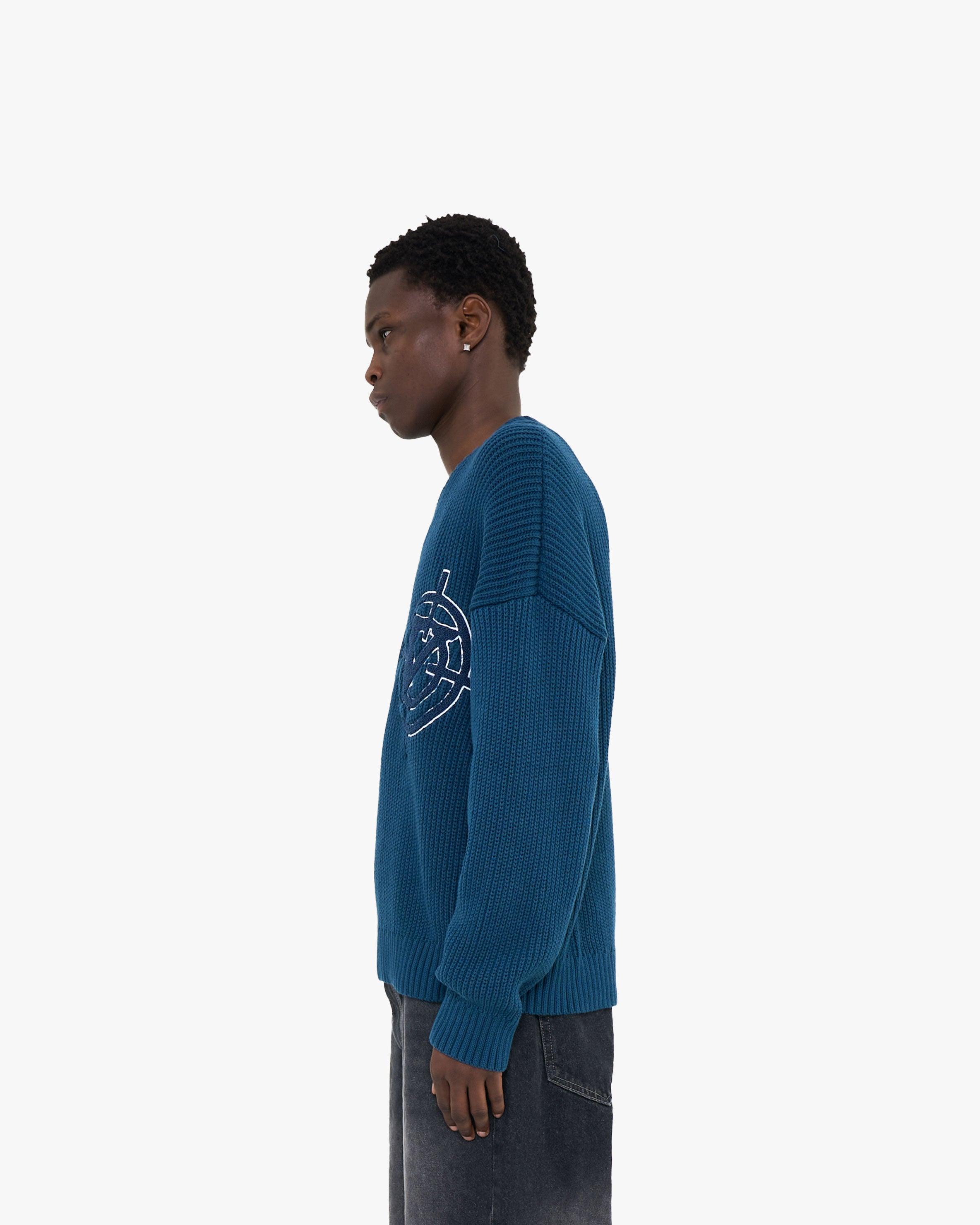V-LOGO KNITWEAR MIDNIGHT BLUE