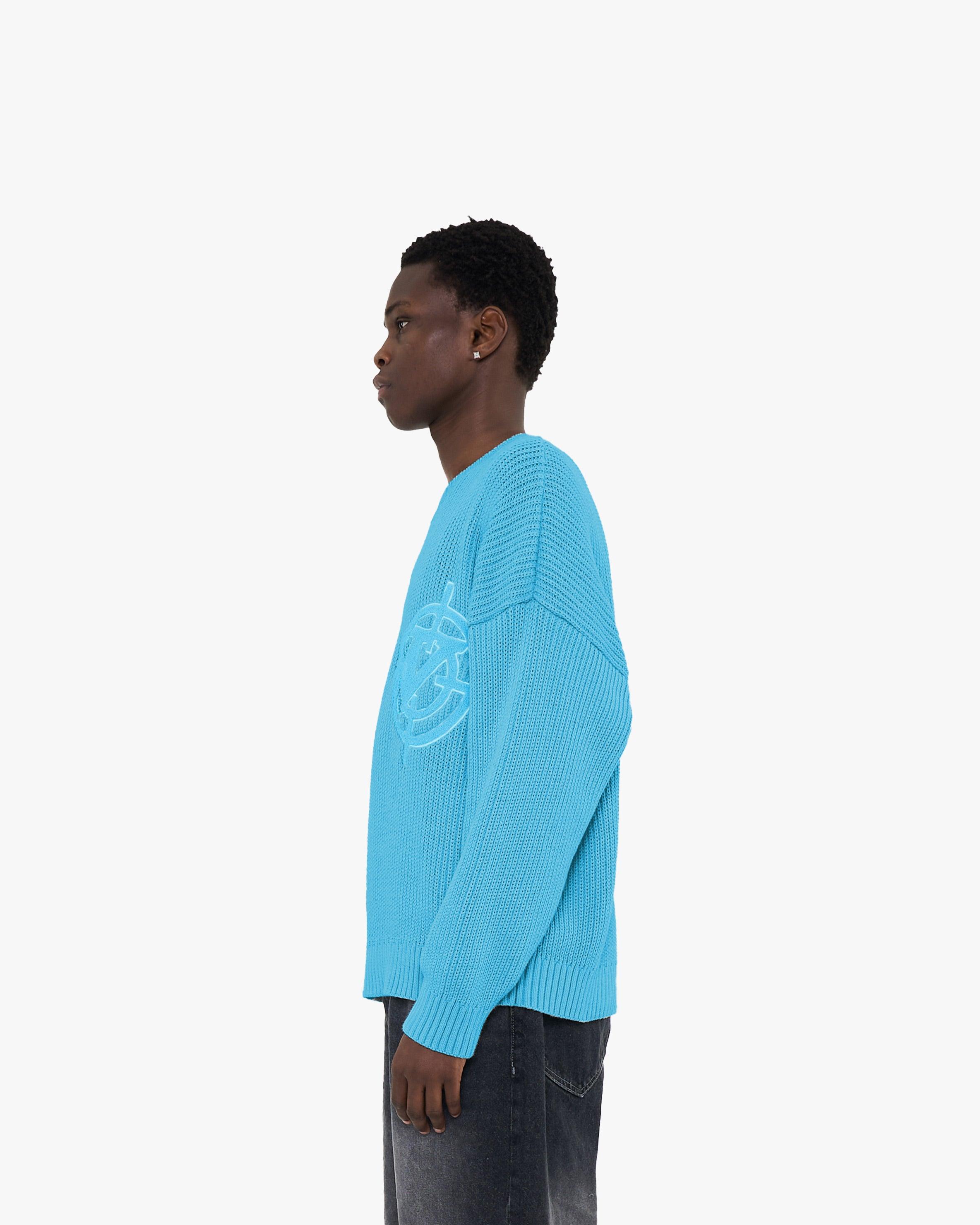 V-LOGO KNITWEAR SKY BLUE