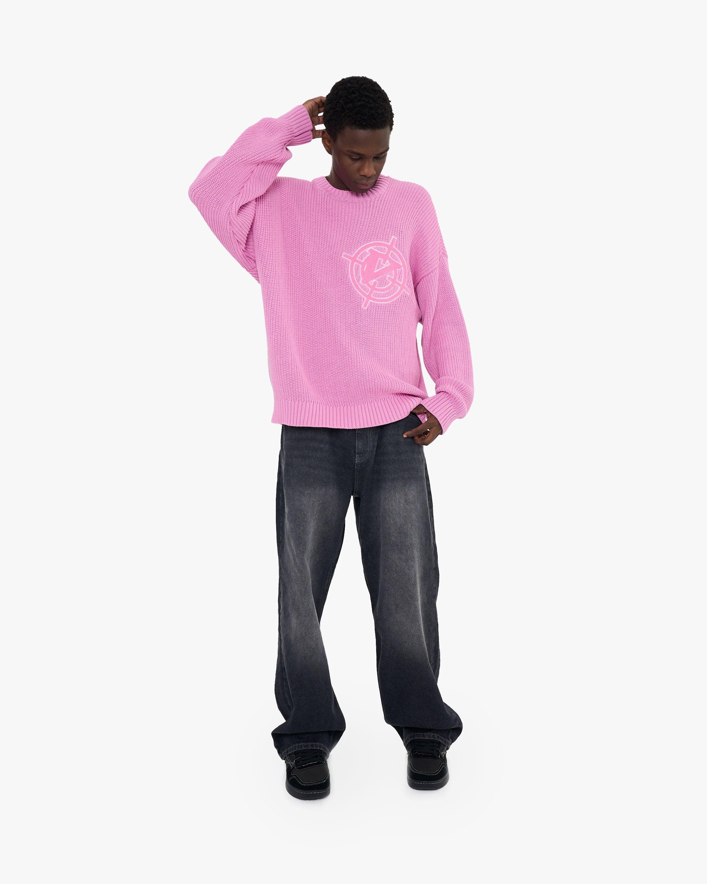 V-LOGO KNITWEAR WILD ROSE