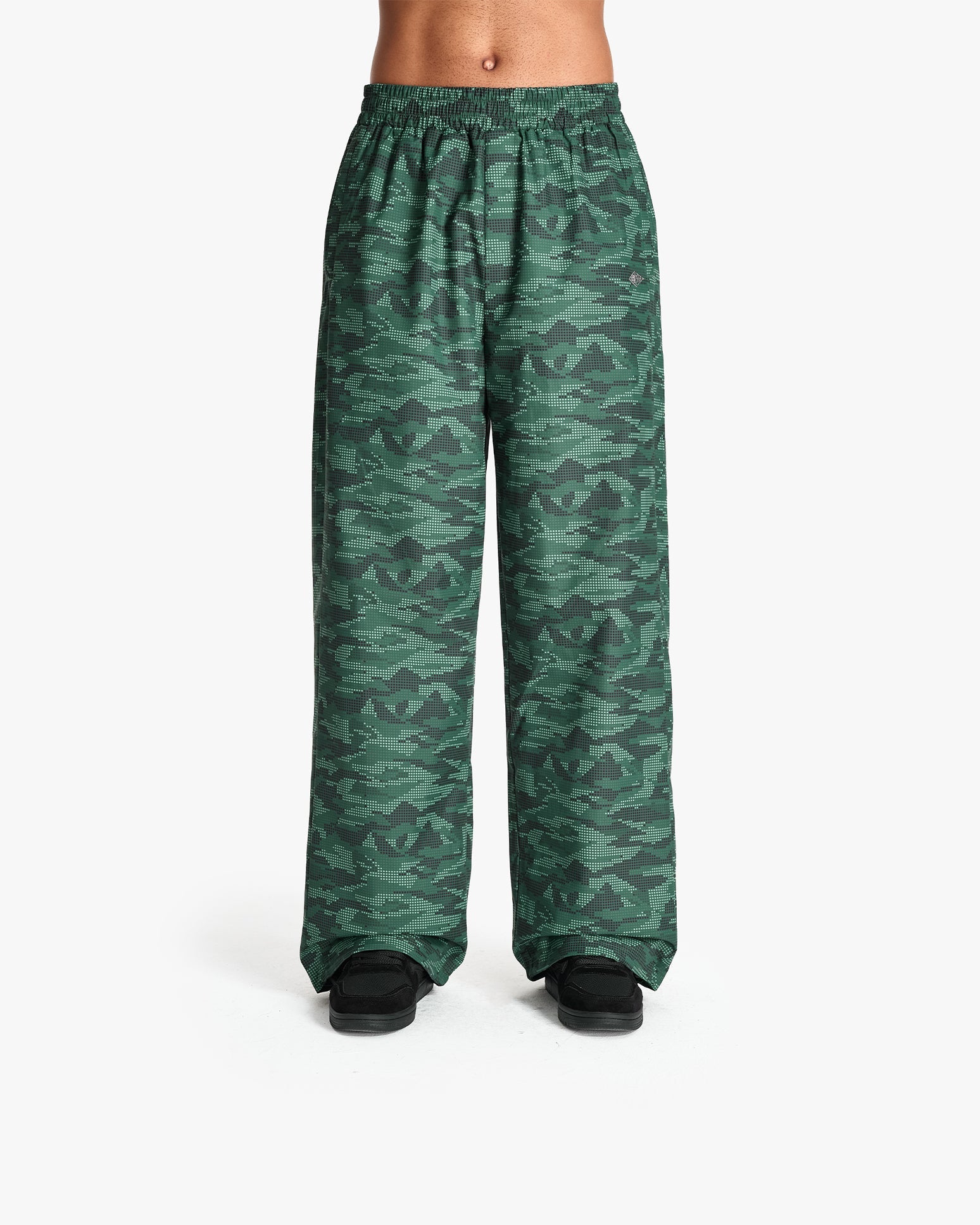 TRACK PANTS DOTTED CAMO GREEN