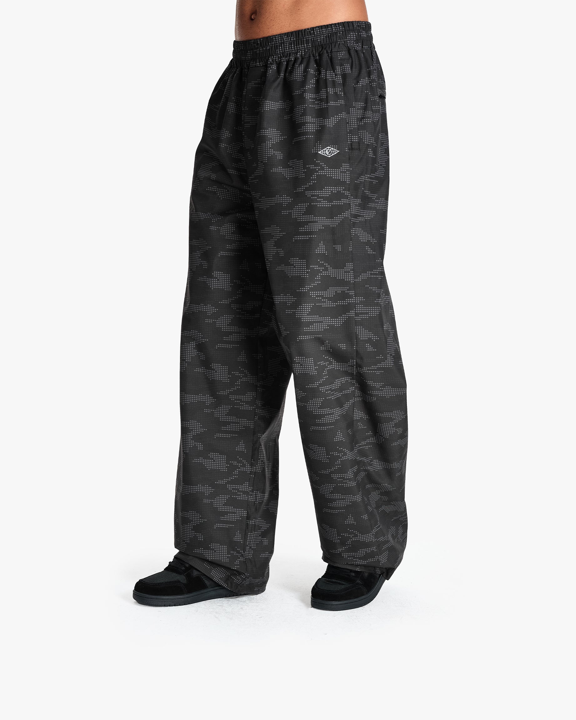 TRACK PANTS DOTTED CAMO BLACK