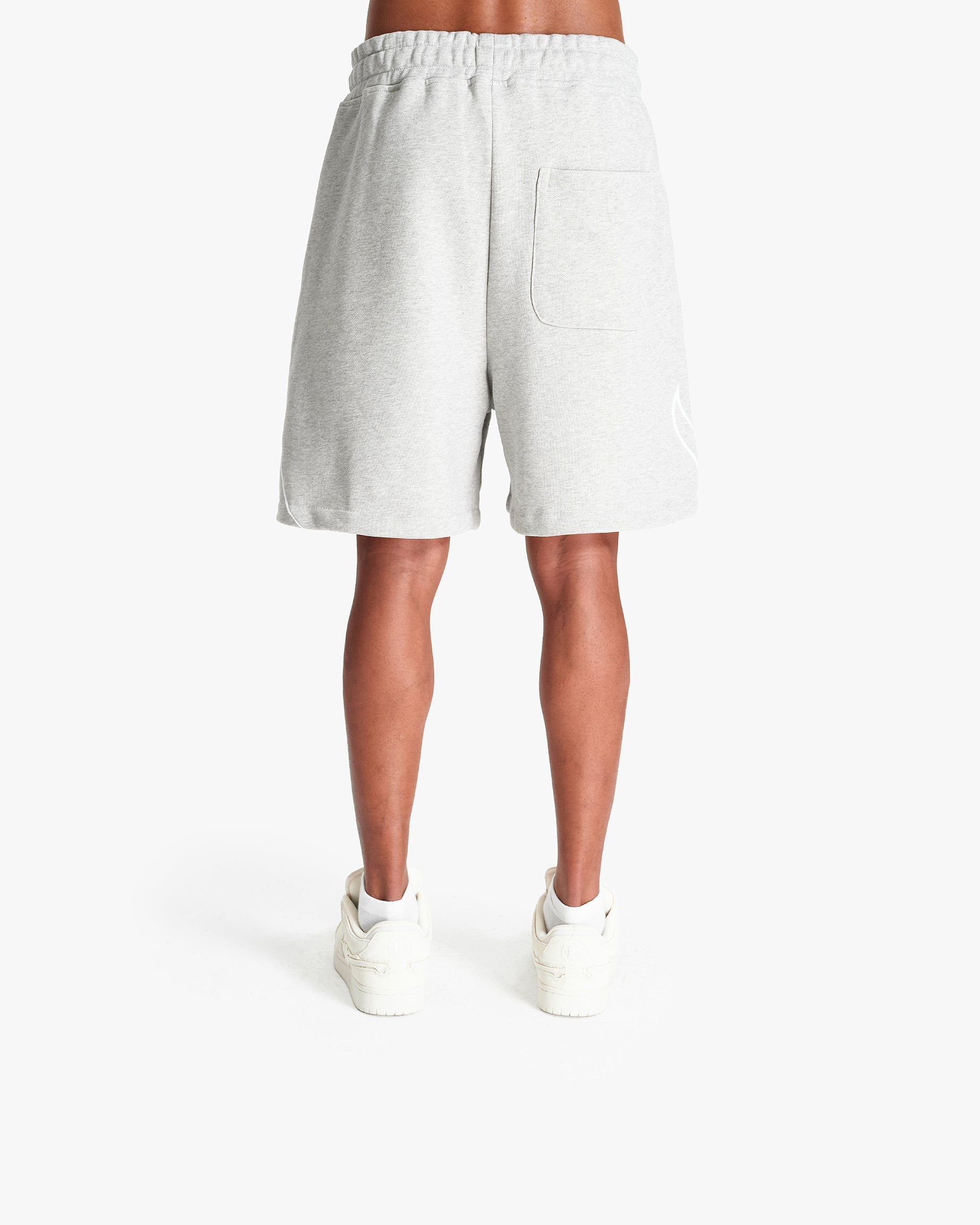 GRAFFITI SHORTS GREY MELANGE