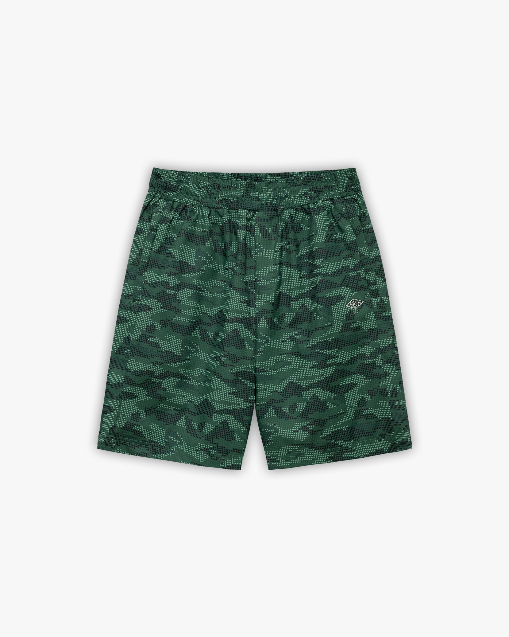 TRACK SHORTS DOTTED CAMO GREEN
