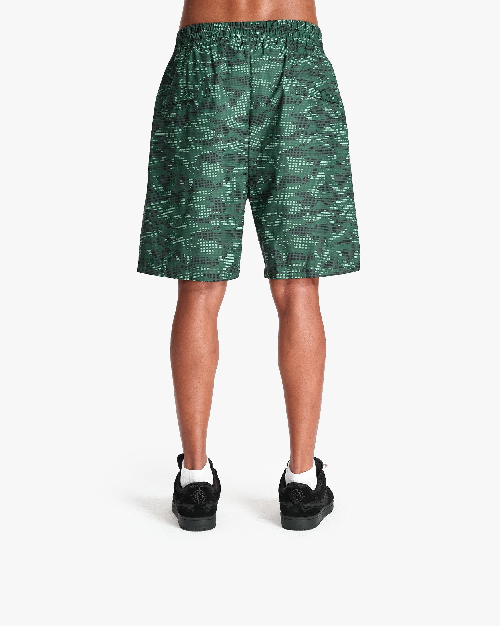 TRACK SHORTS DOTTED CAMO GREEN