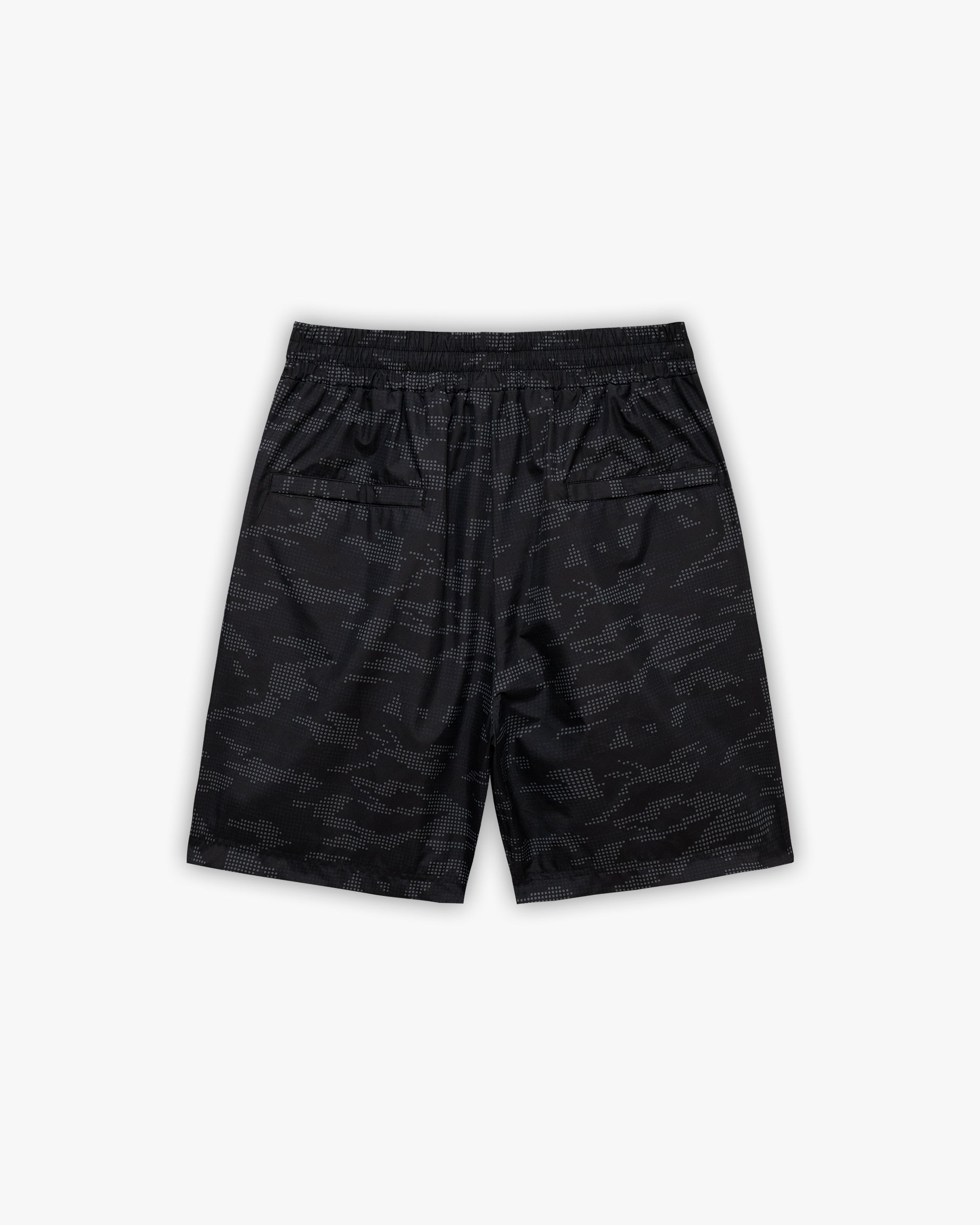 TRACK SHORTS DOTTED CAMO BLACK