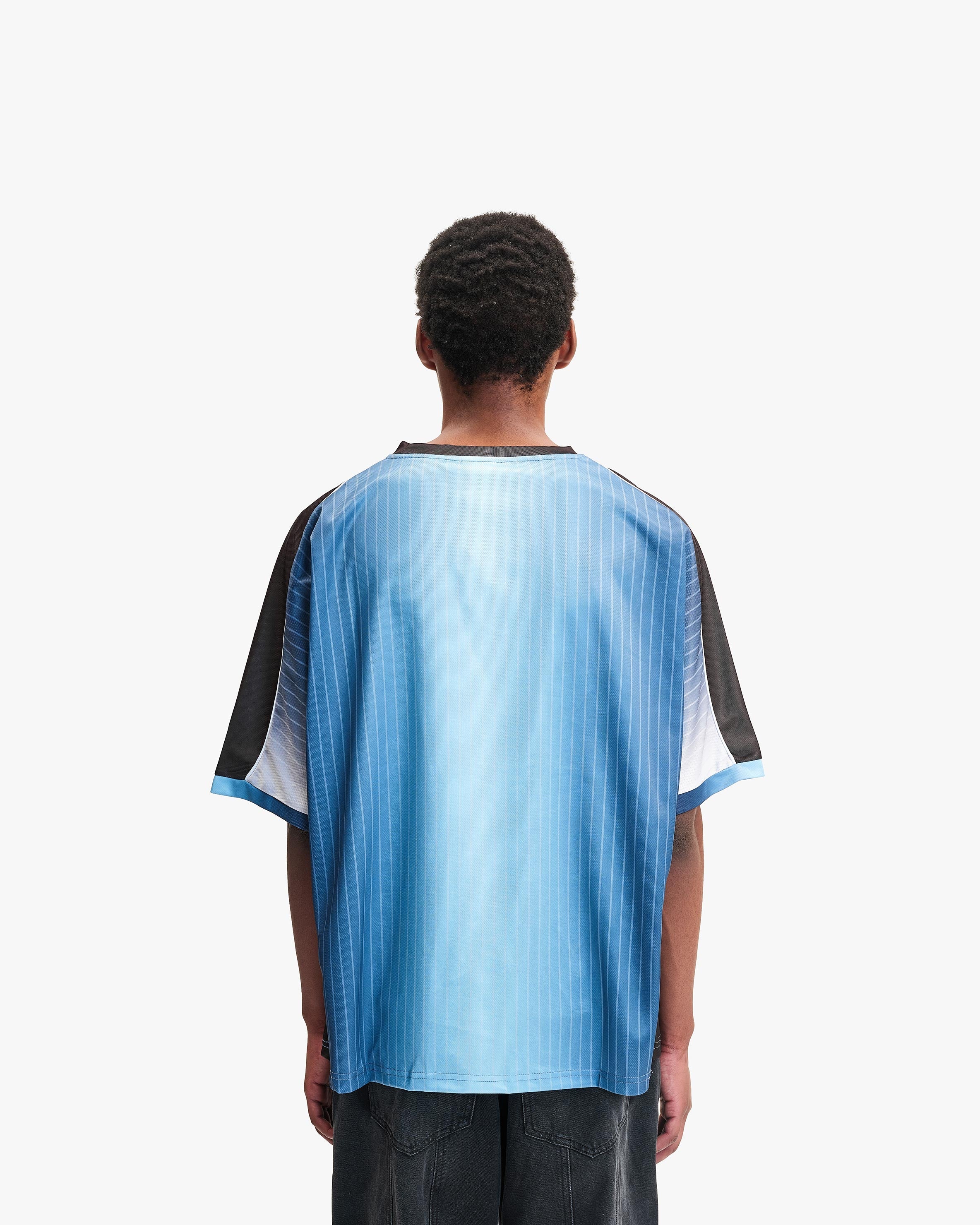 GRADIENT JERSEY AQUA