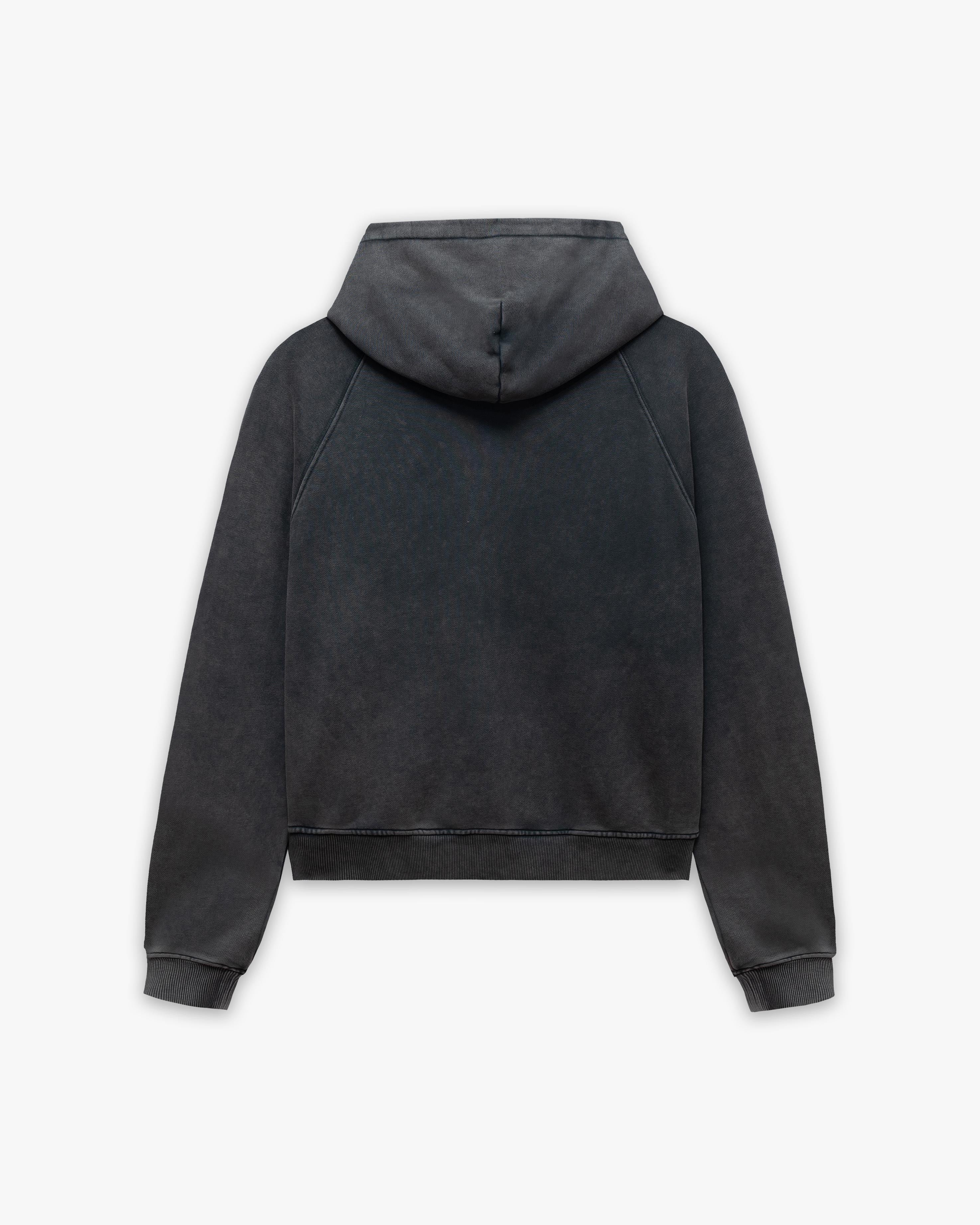 SIGNATURE ZIP HOODIE VINTAGE BLACK