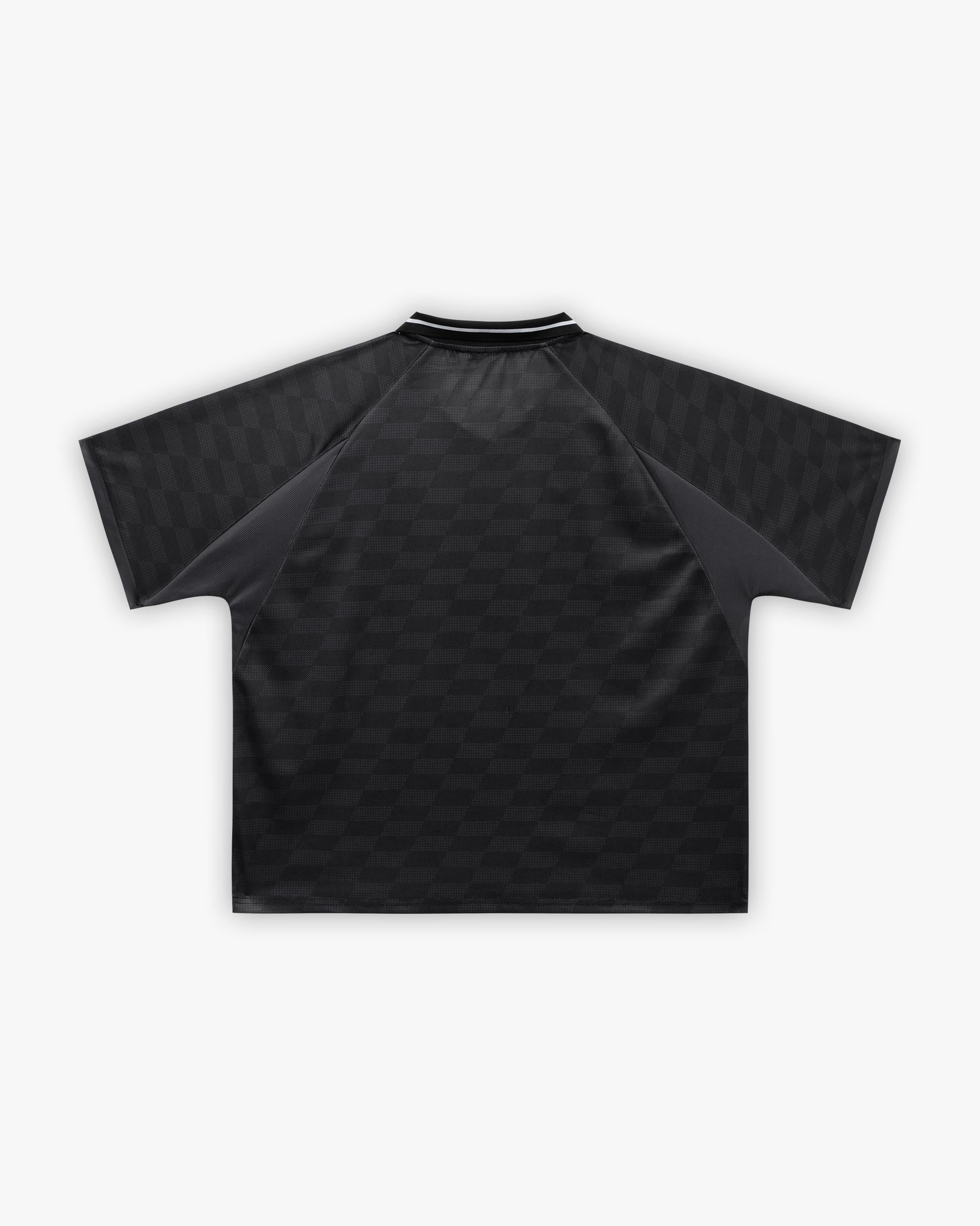 CHECKERED BW JERSEY BLACK