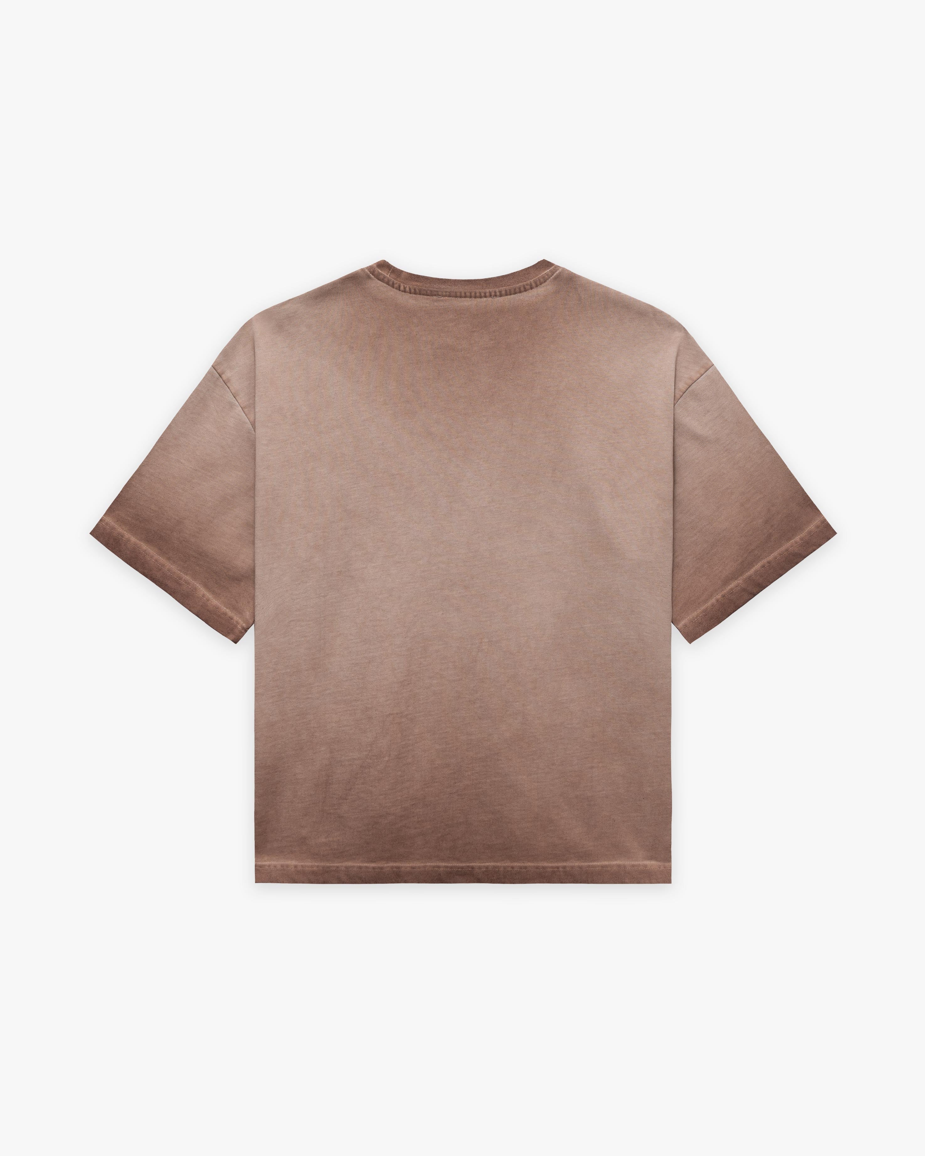 INITIALS TEE BROWN