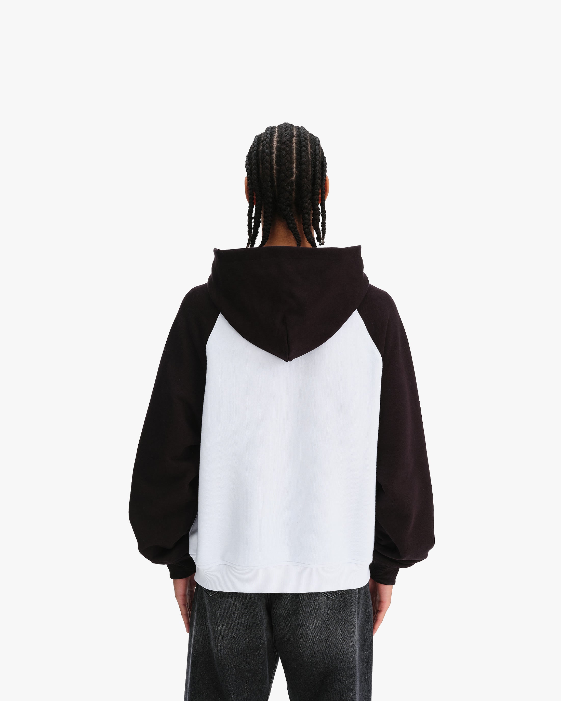 BICOLOR PUBLIC INSTITUTE HOODIE BLACK/WHITE