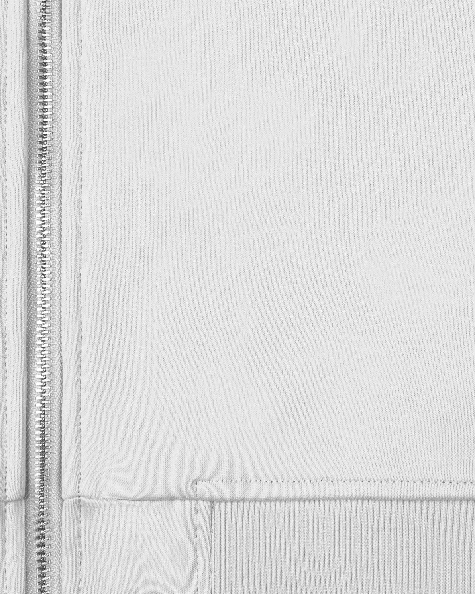 INSIDE OUT ZIP HOODIE LIGHT GREY