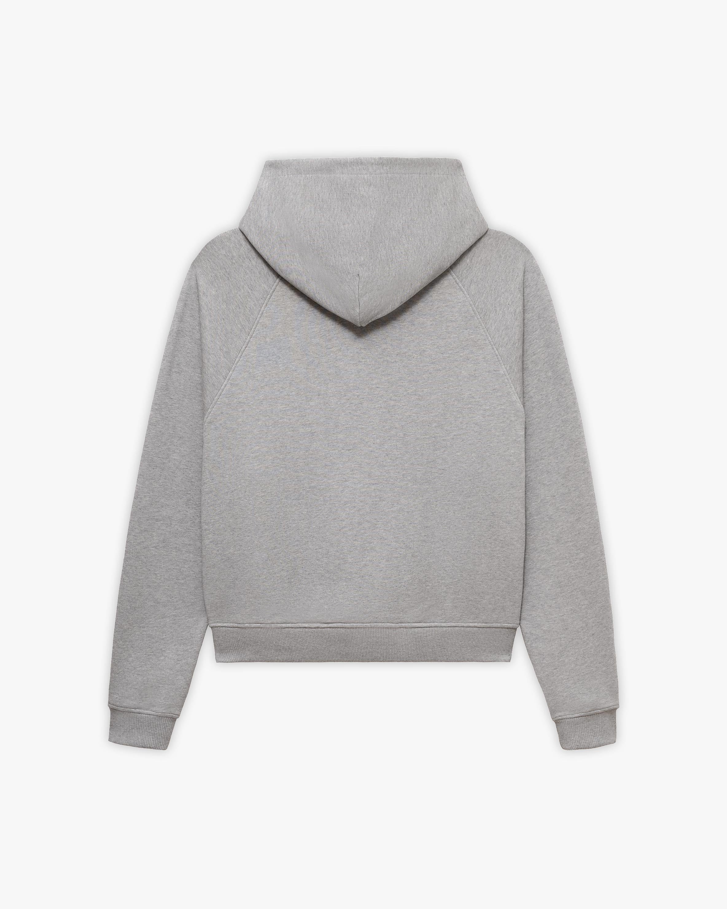 EAGLE TATTOO HOODIE MELANGE GREY