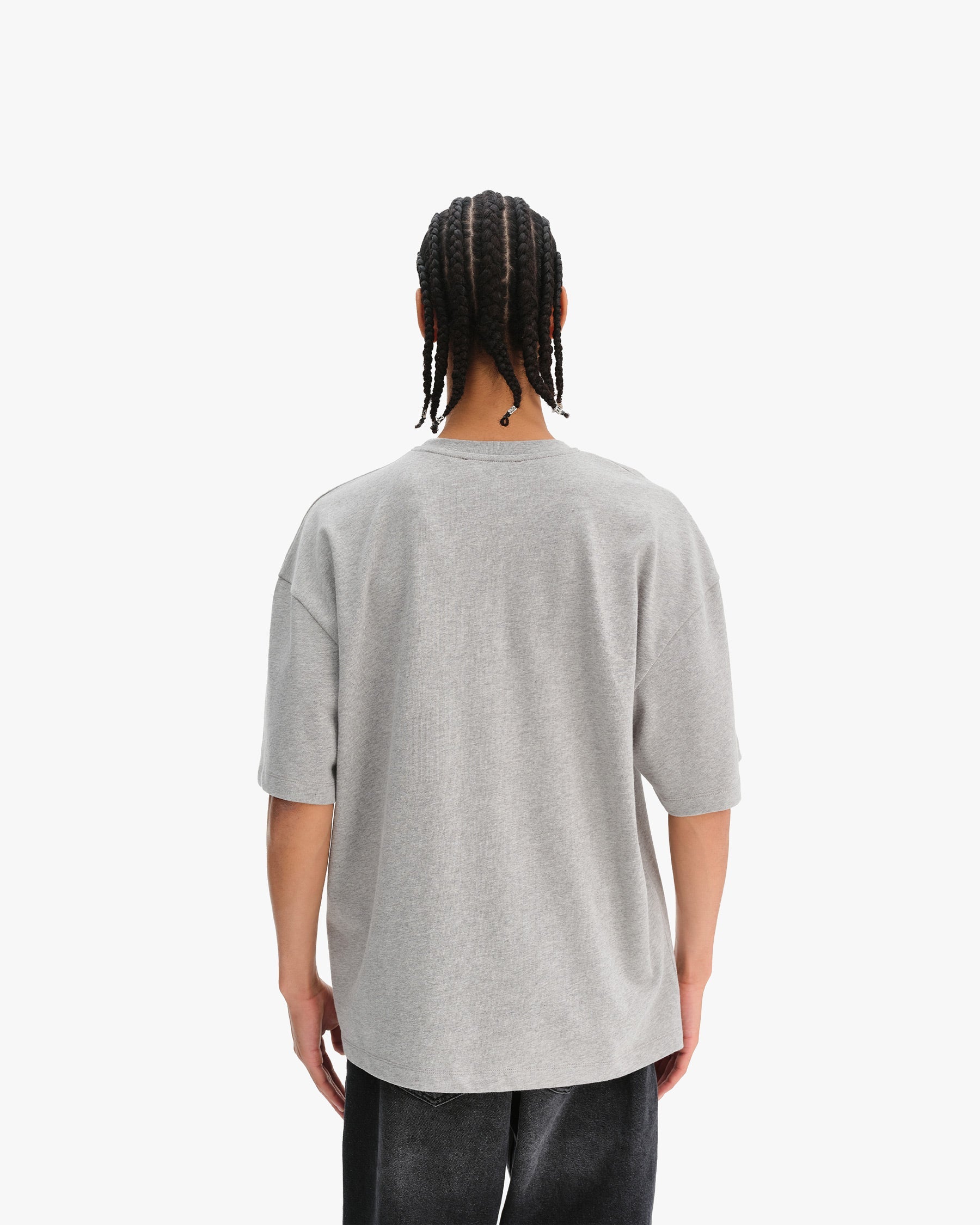 EAGLE TATTOO TEE MELANGE GREY