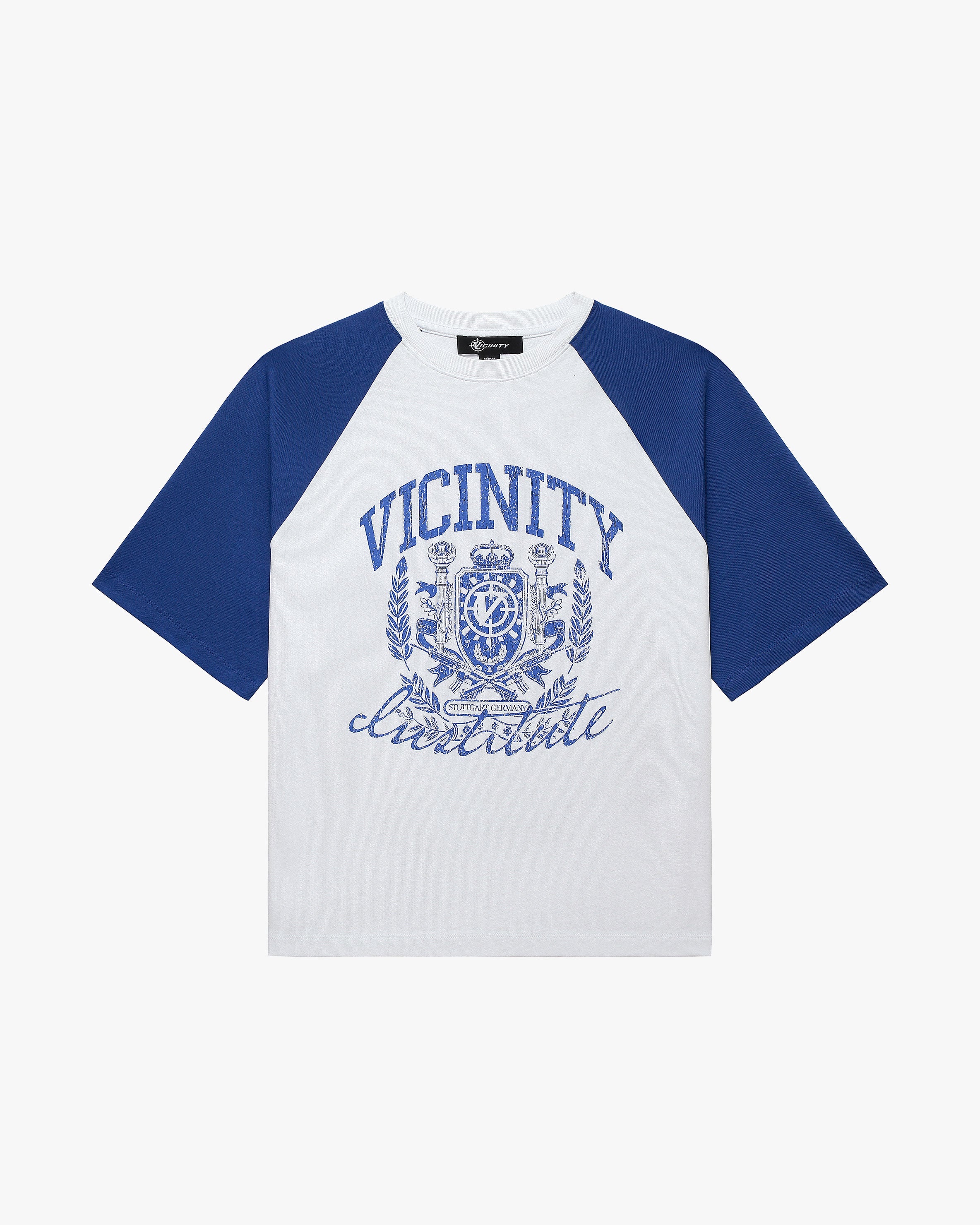 INSTITUTE TEE WHITE/BLUE