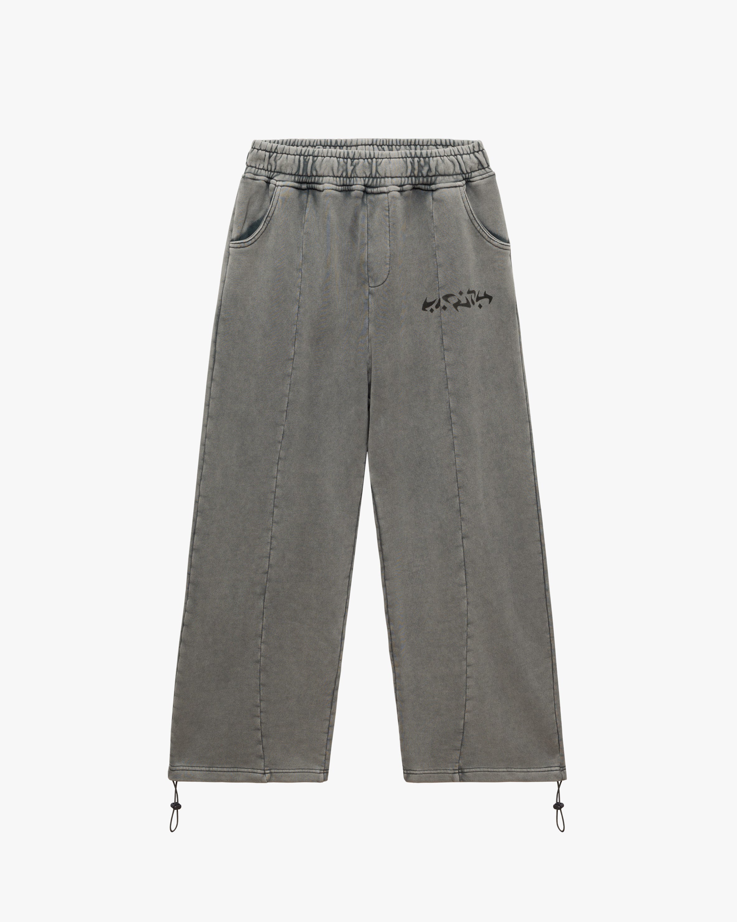 ACID WASHED JOGGER LIGHT GREY