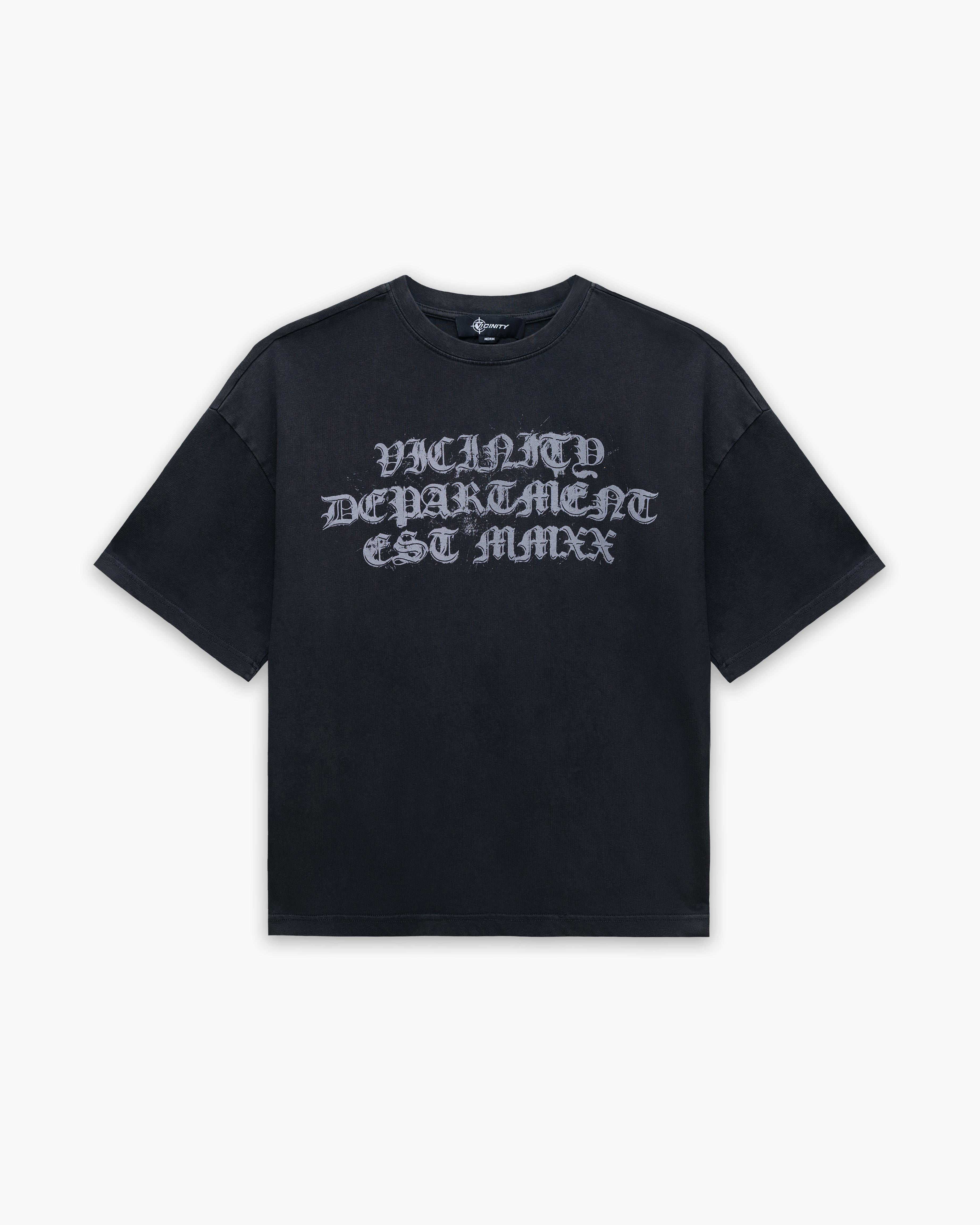 GOTH DEPT TEE VINTAGE BLACK