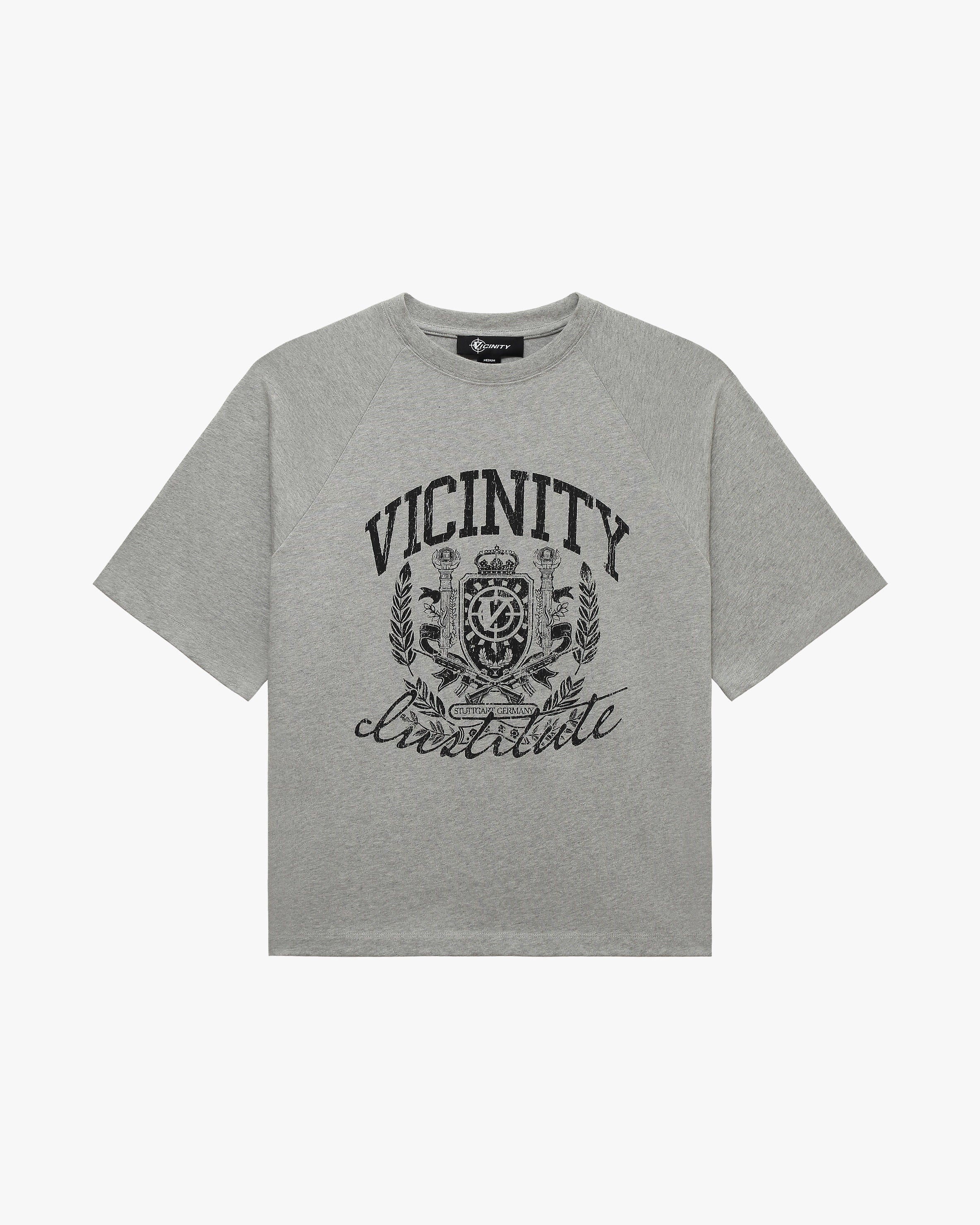 INSTITUTE TEE GREY MELANGE