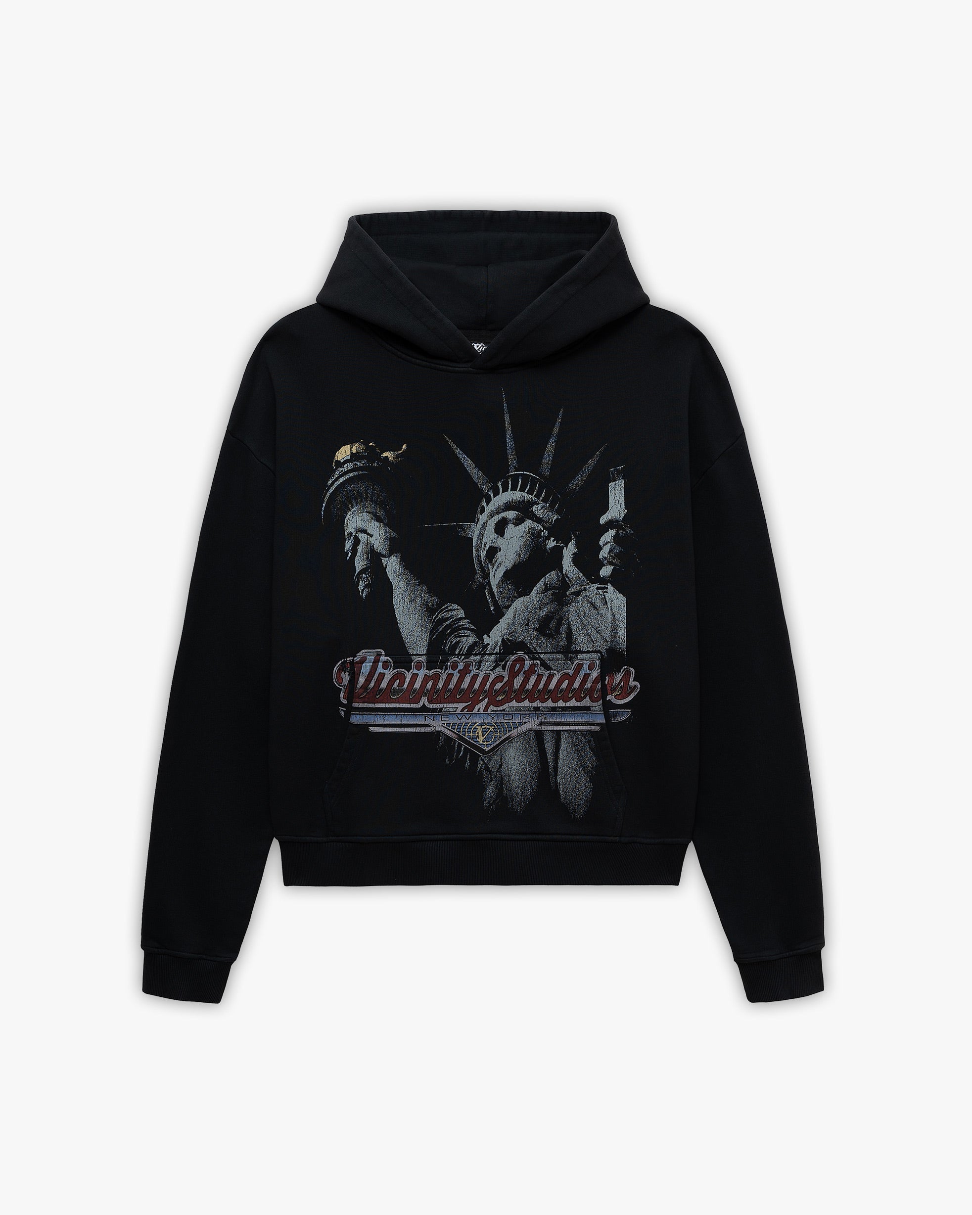 LADY LIBERTY HOODIE VINTAGE WASH