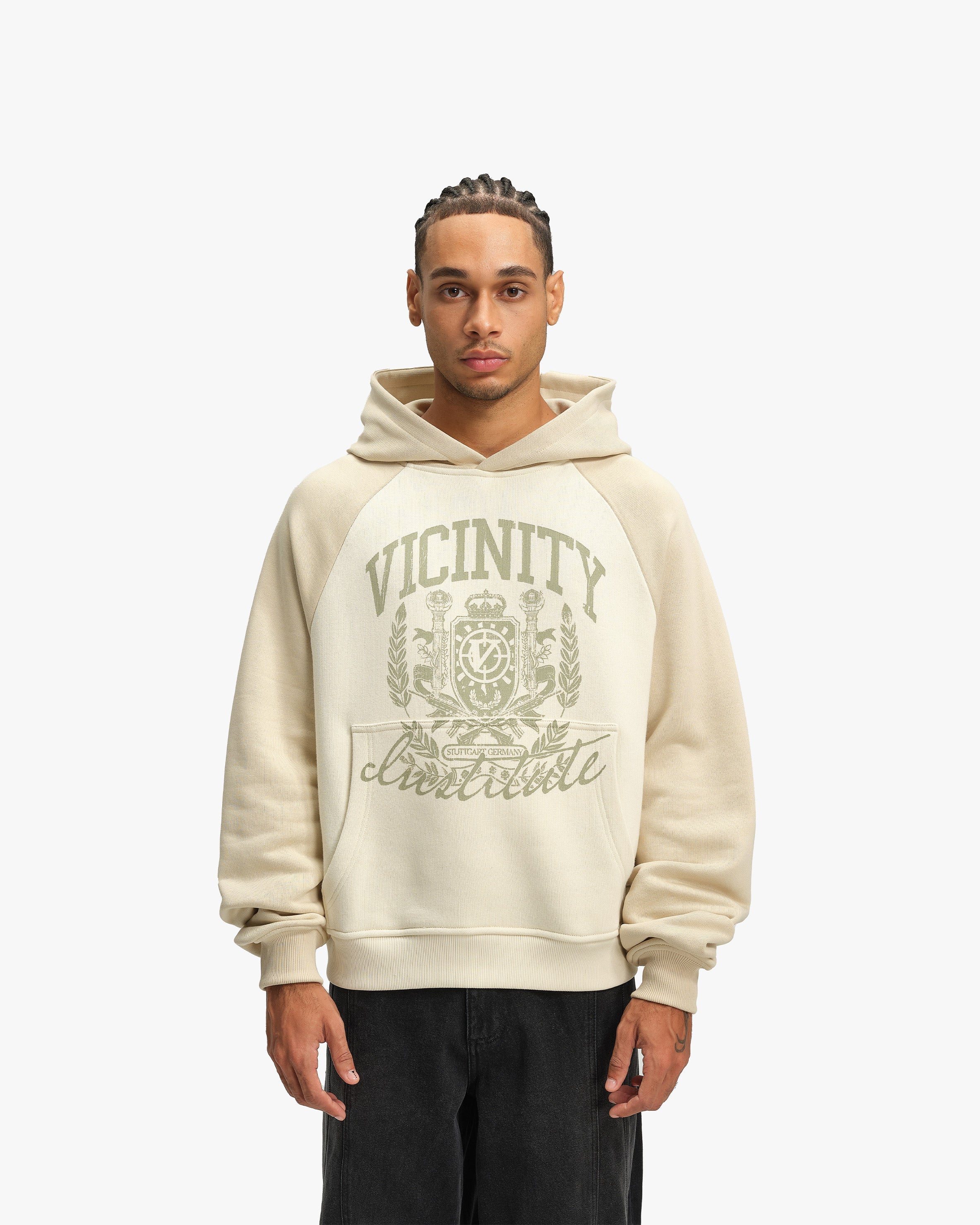 INSTITUTE HOODIE BEIGE