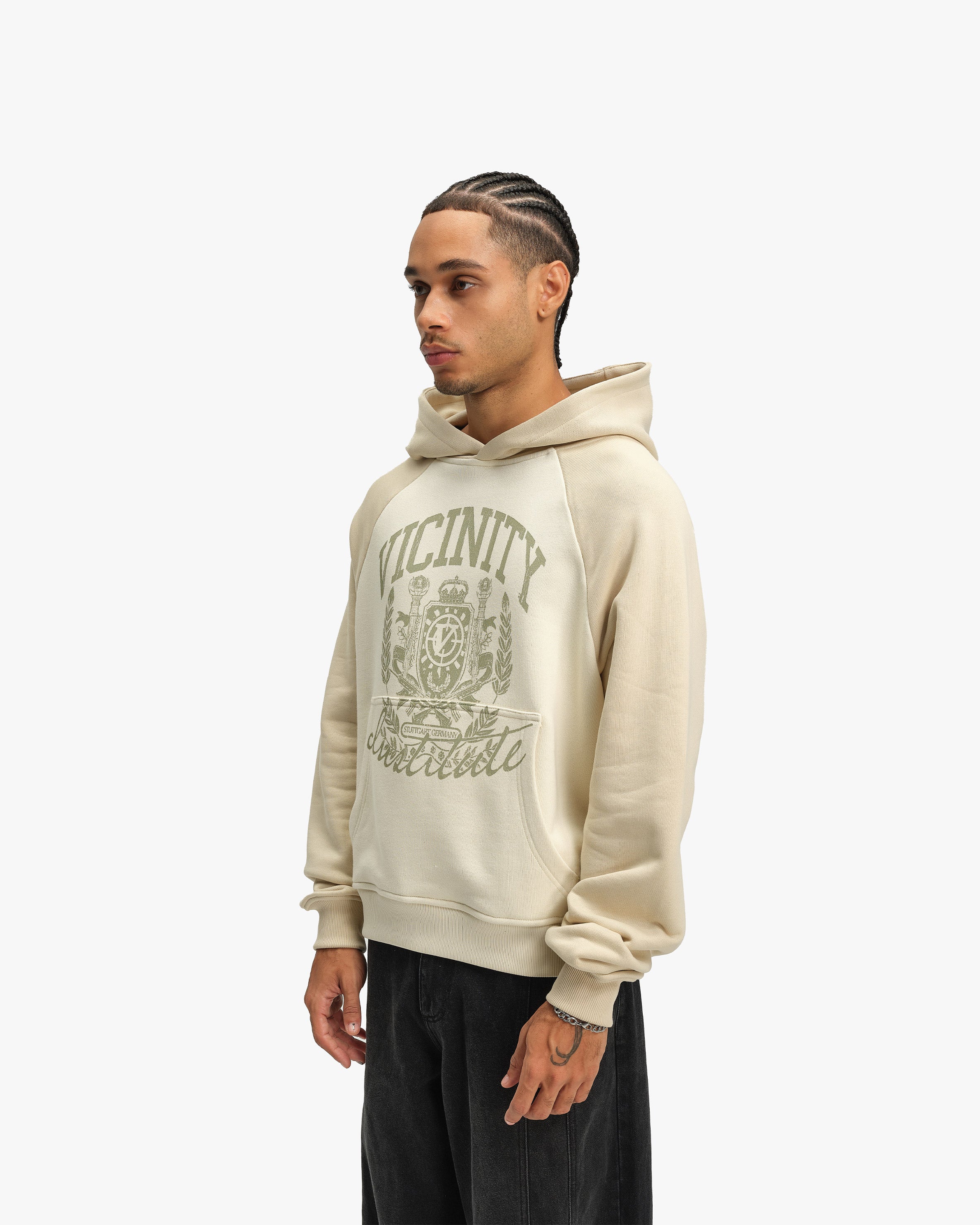 INSTITUTE HOODIE BEIGE