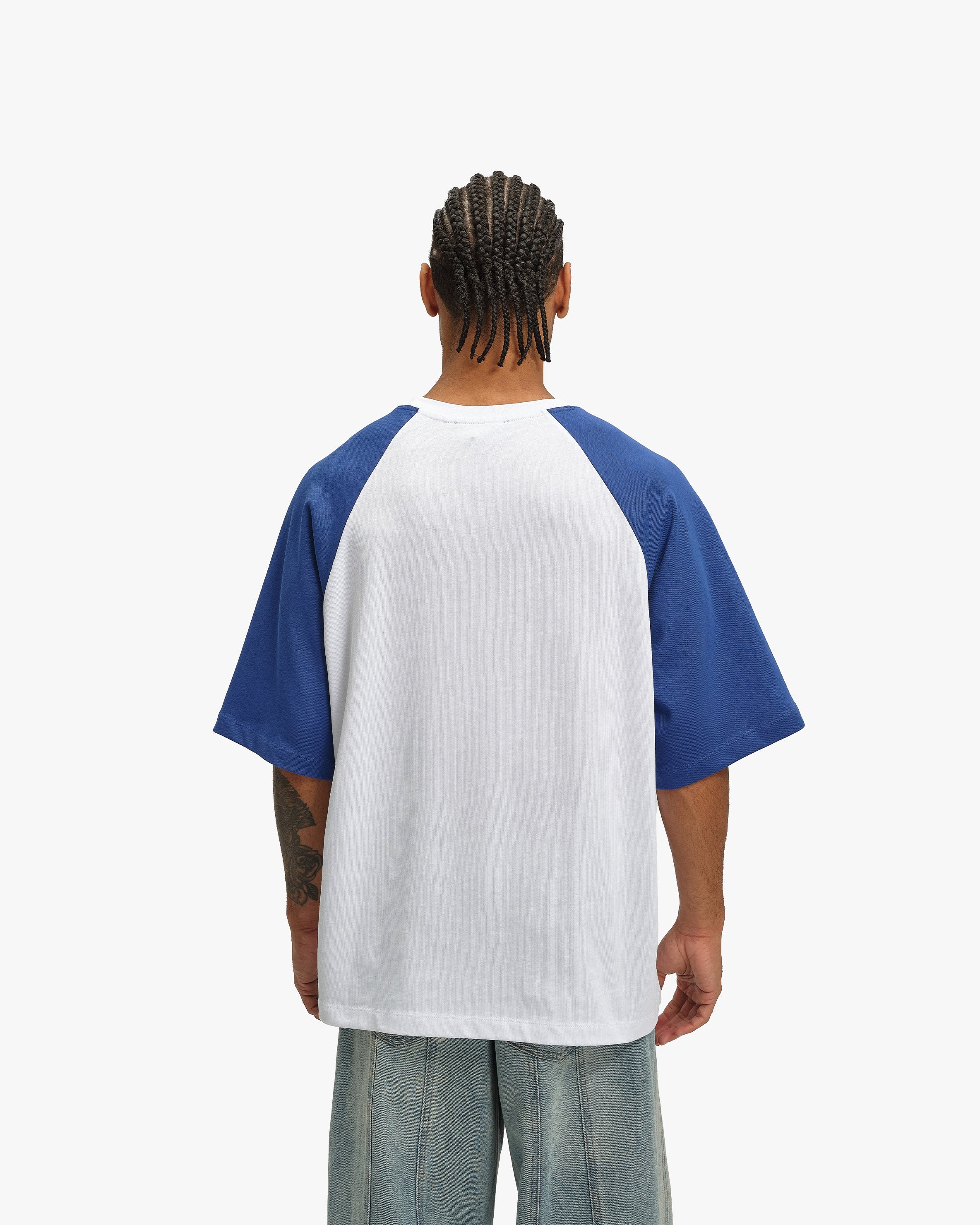 INSTITUTE TEE WHITE/BLUE