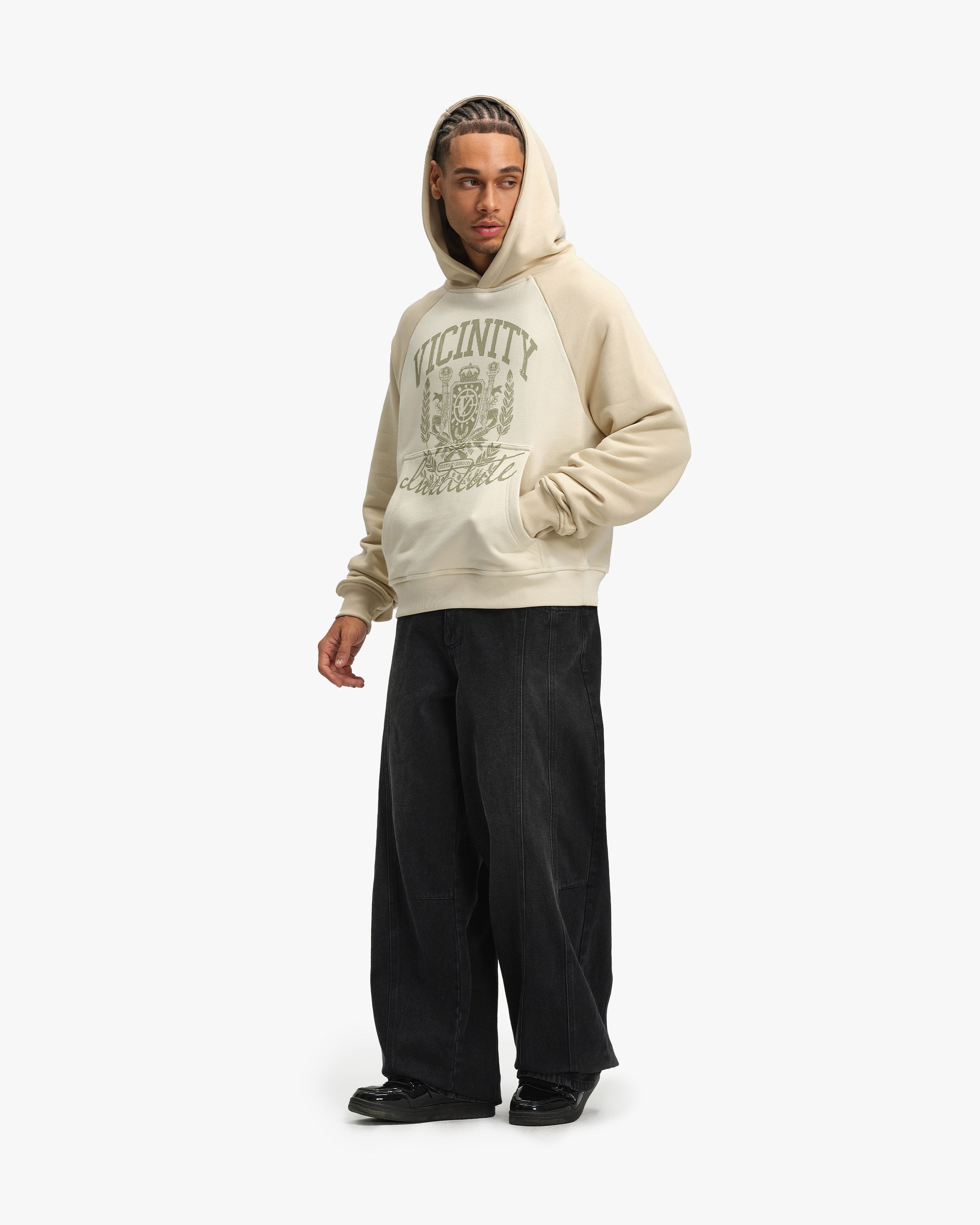 INSTITUTE HOODIE BEIGE