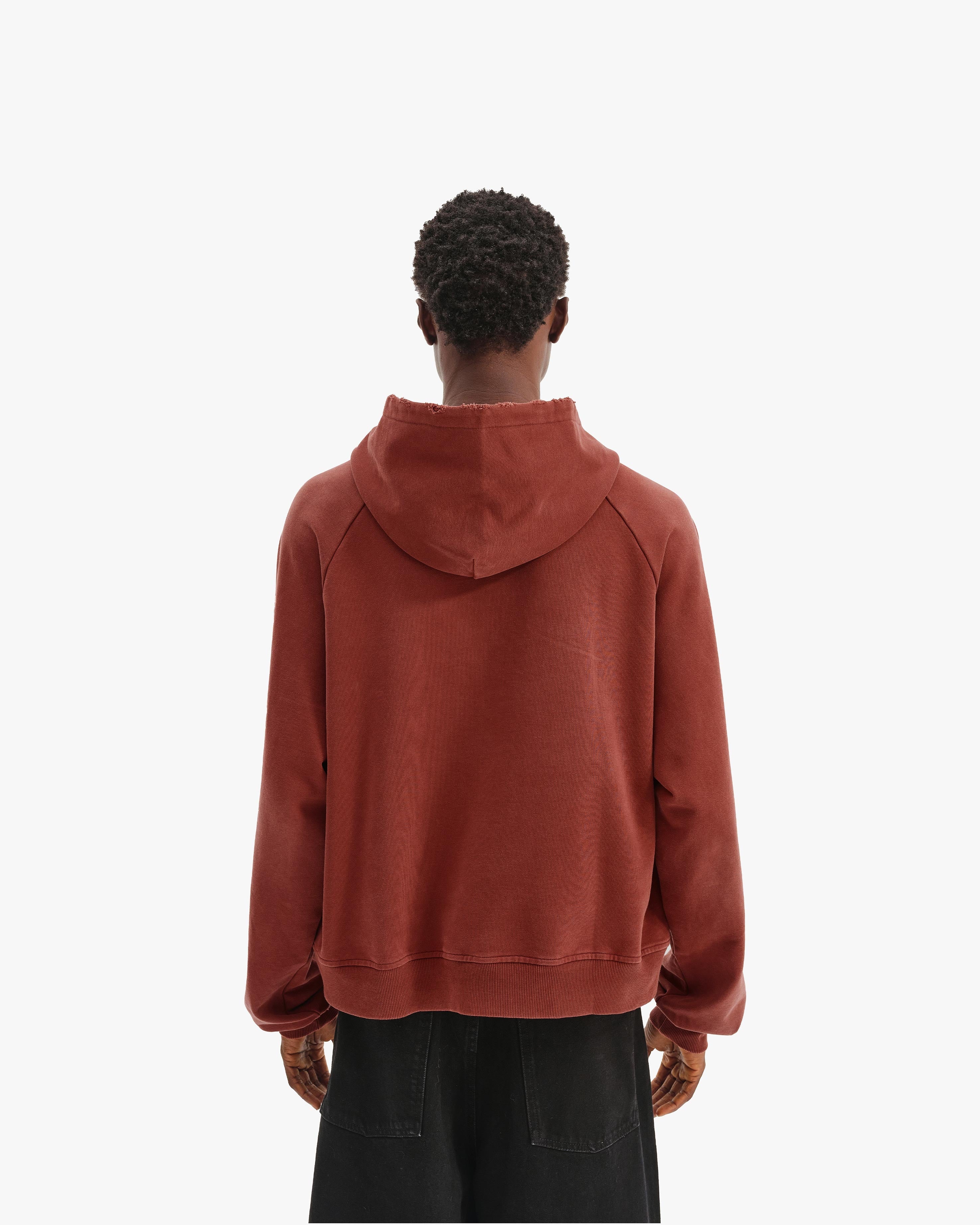 PASSPORT HOODIE WASHED RED