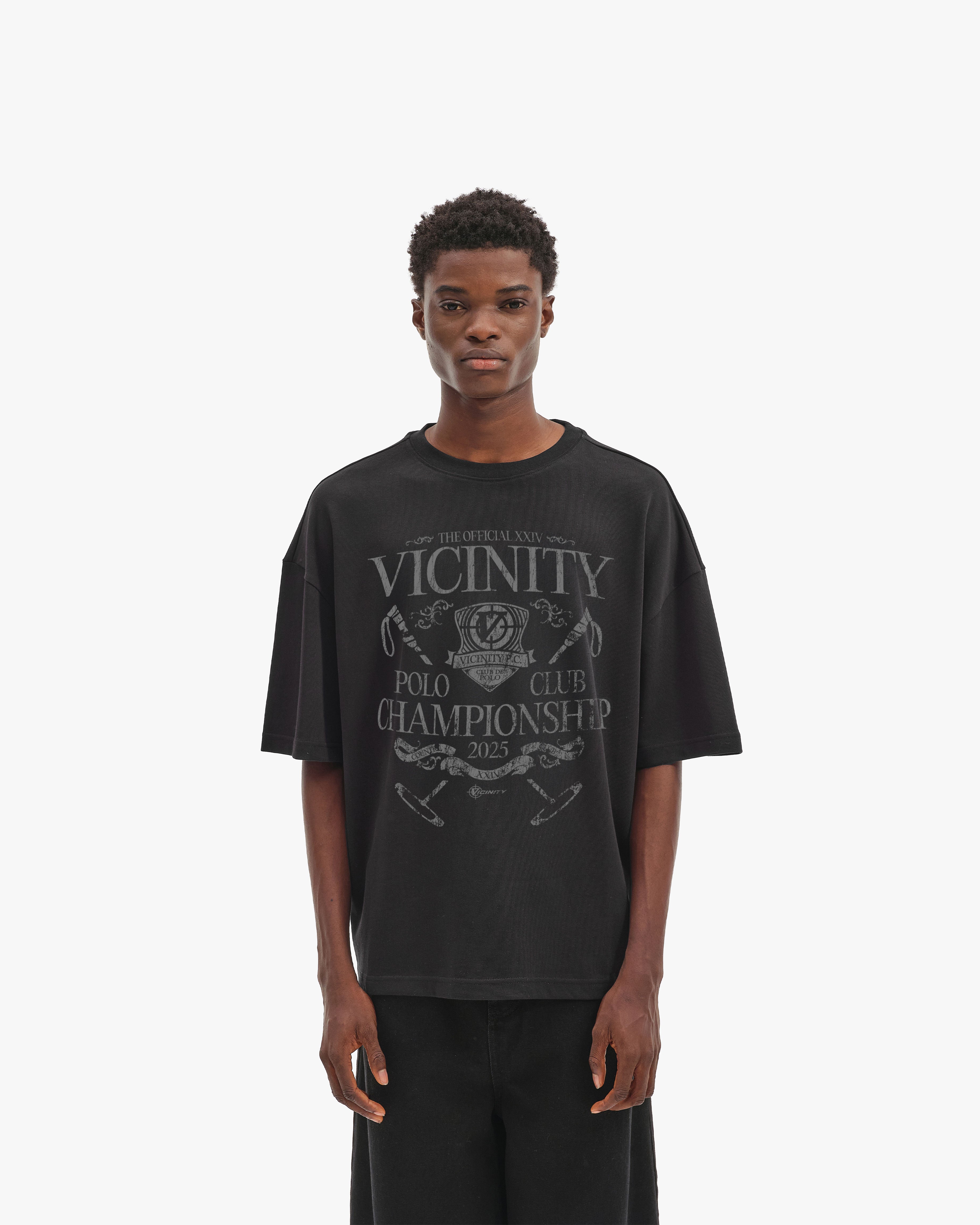 POLO CLUB TEE BLACK