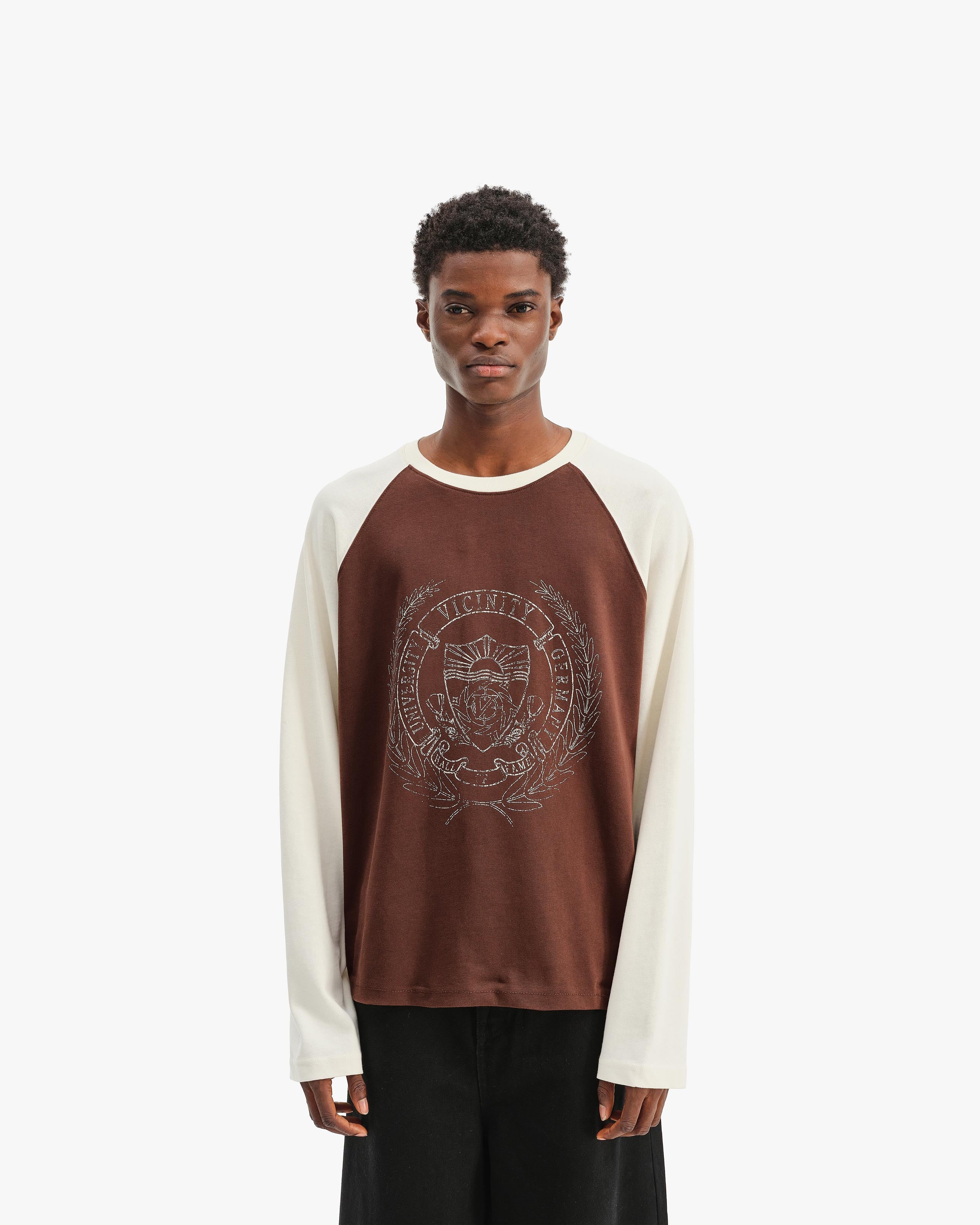 HALL OF FAME LONGSLEEVE BROWN/CREAM
