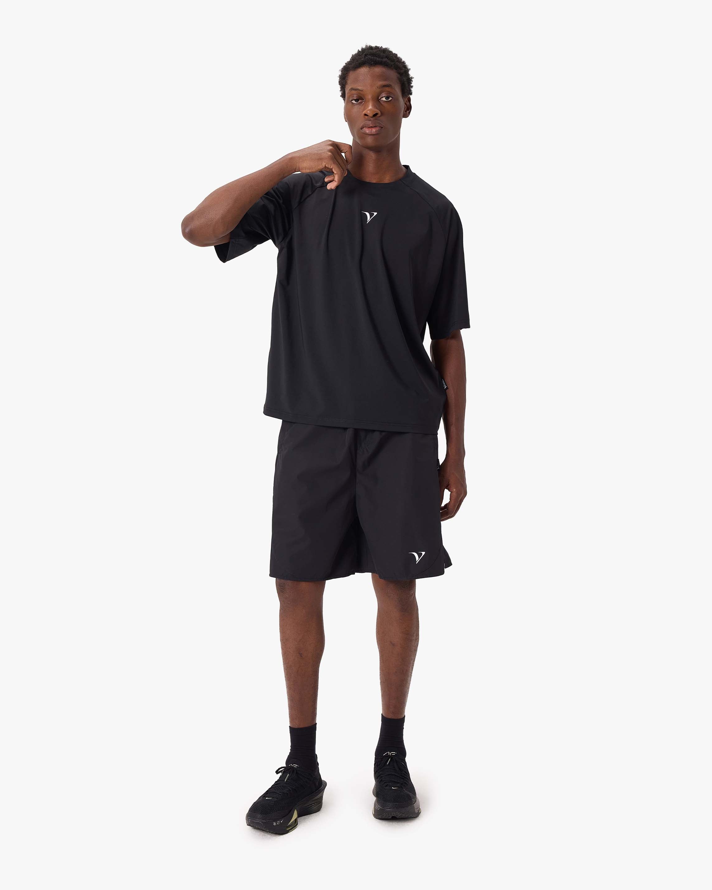 ACTIVEWEAR BOXY TEE BLACK