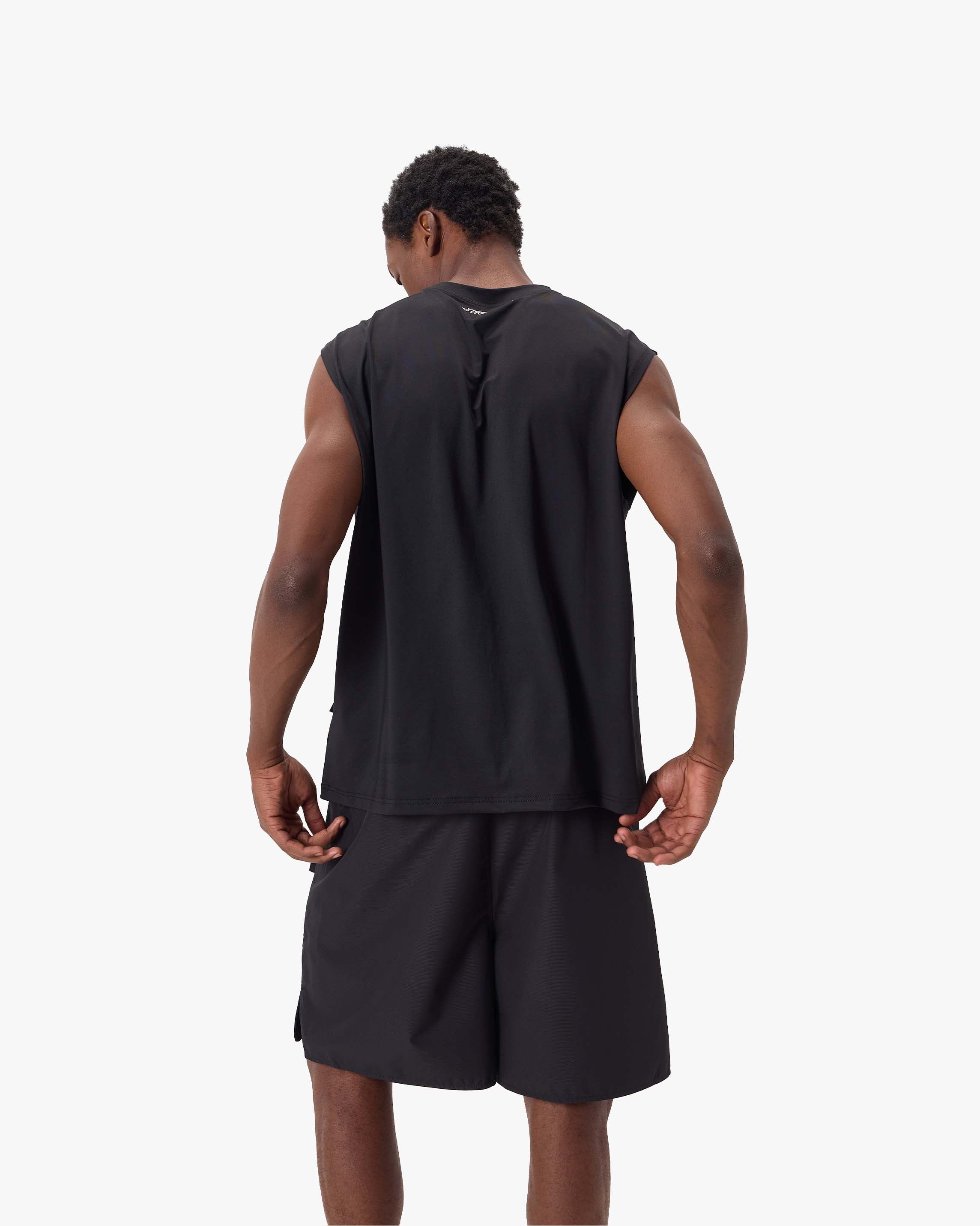 ACTIVEWEAR BOXY TANKTOP BLACK