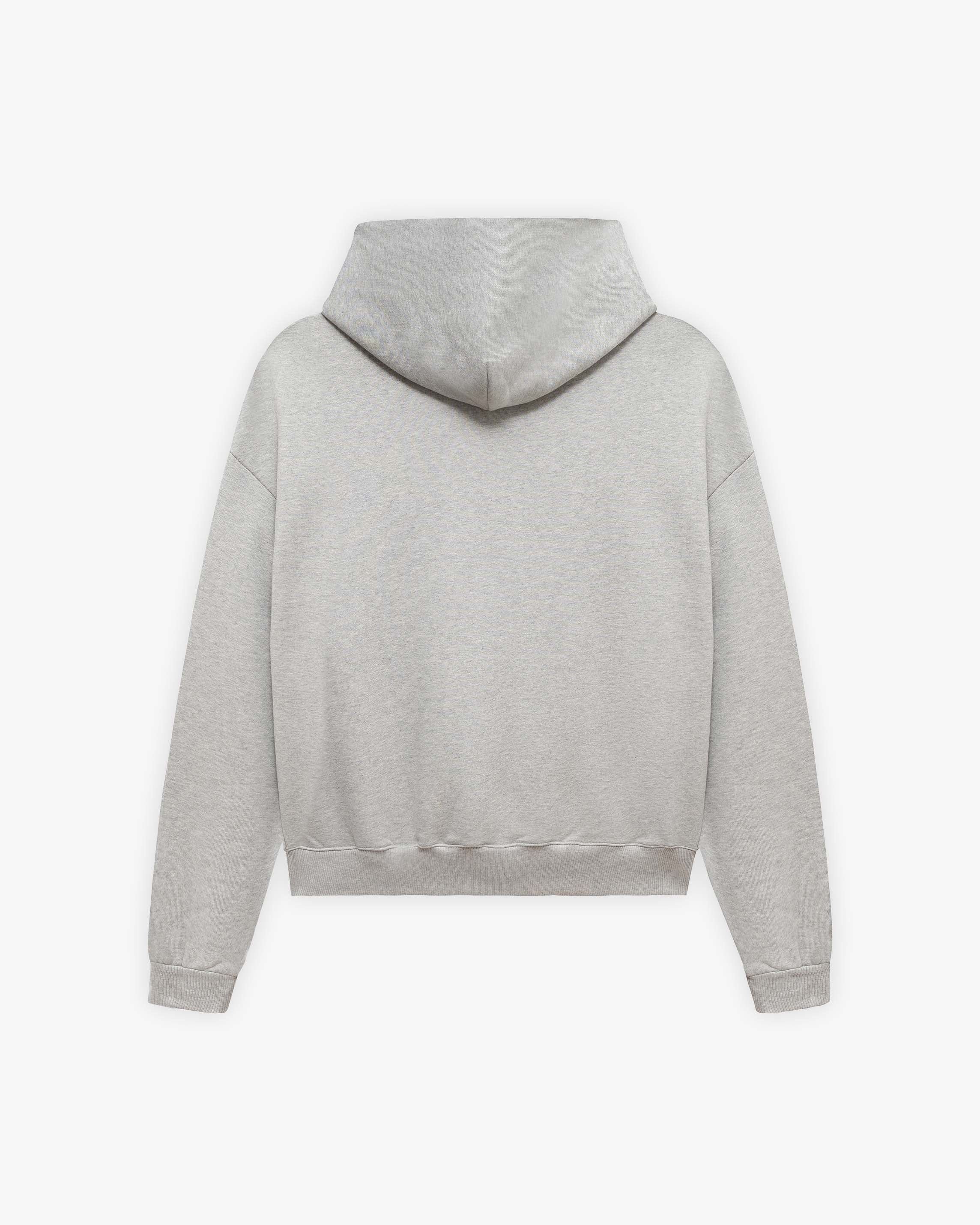 SOFTS ZIP-HOODIE GREY MELANGE