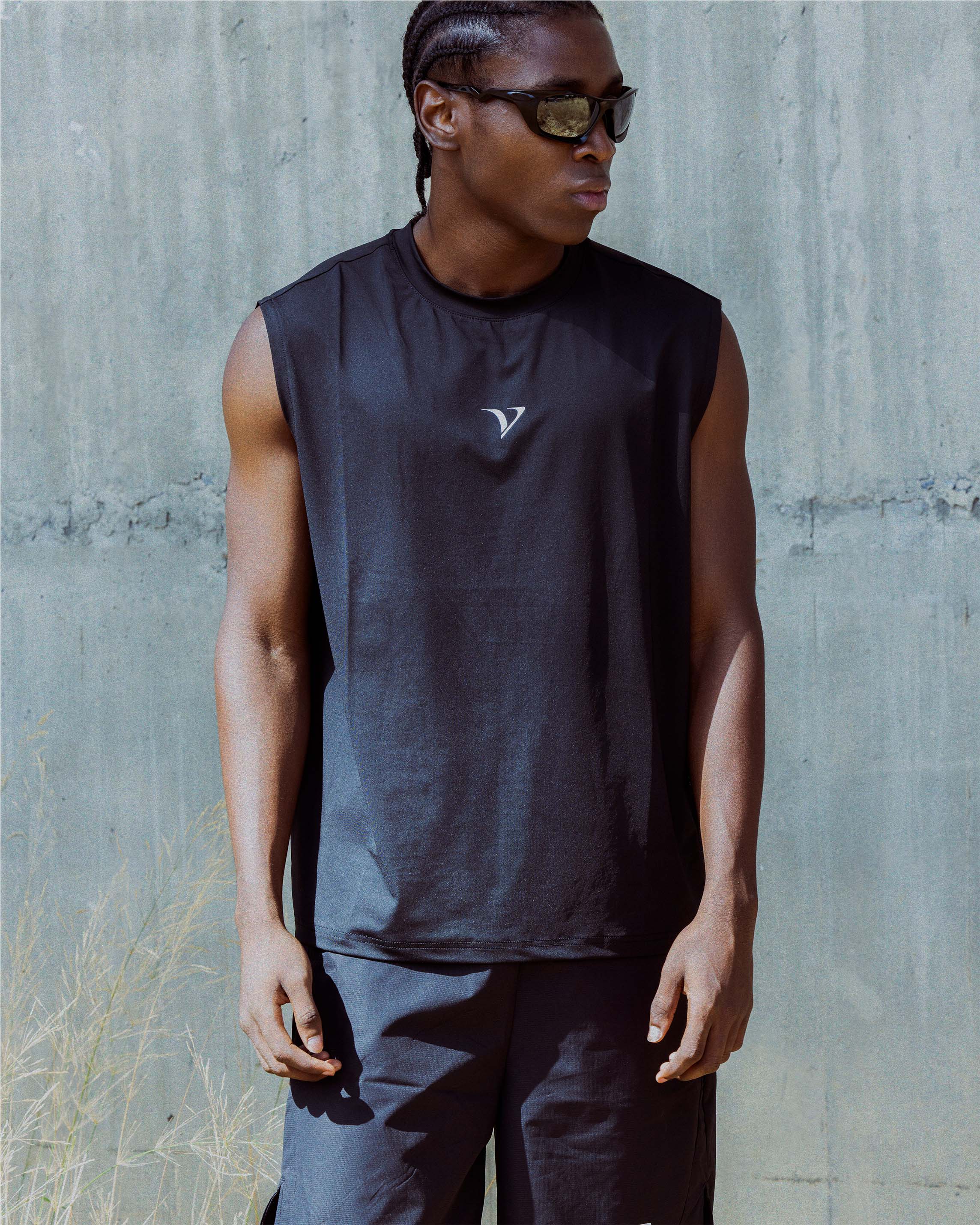 ACTIVEWEAR BOXY TANKTOP BLACK