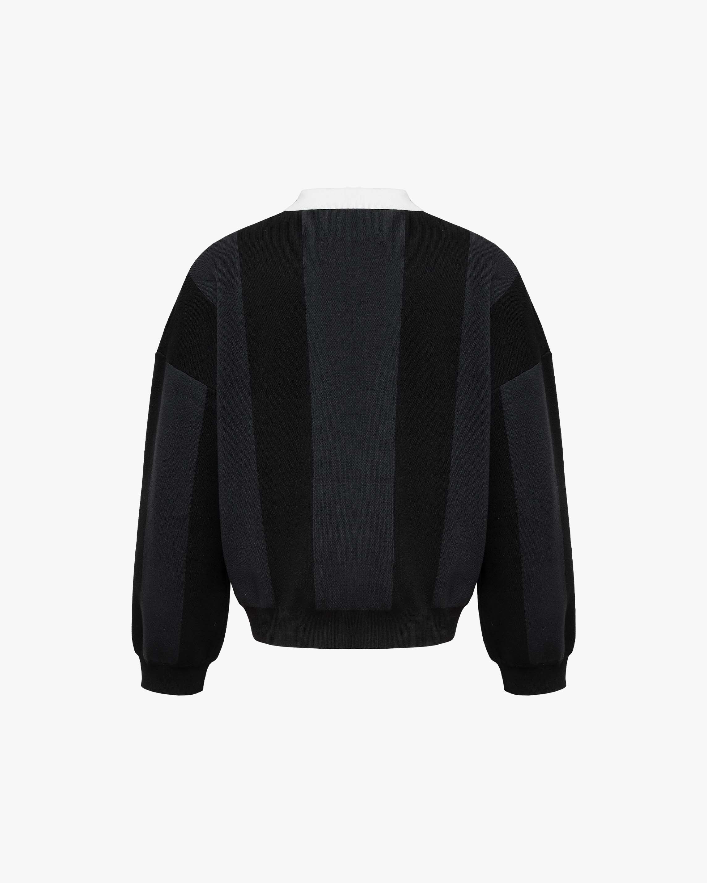 SPORTS TEAM JERSEY KNIT BLACK