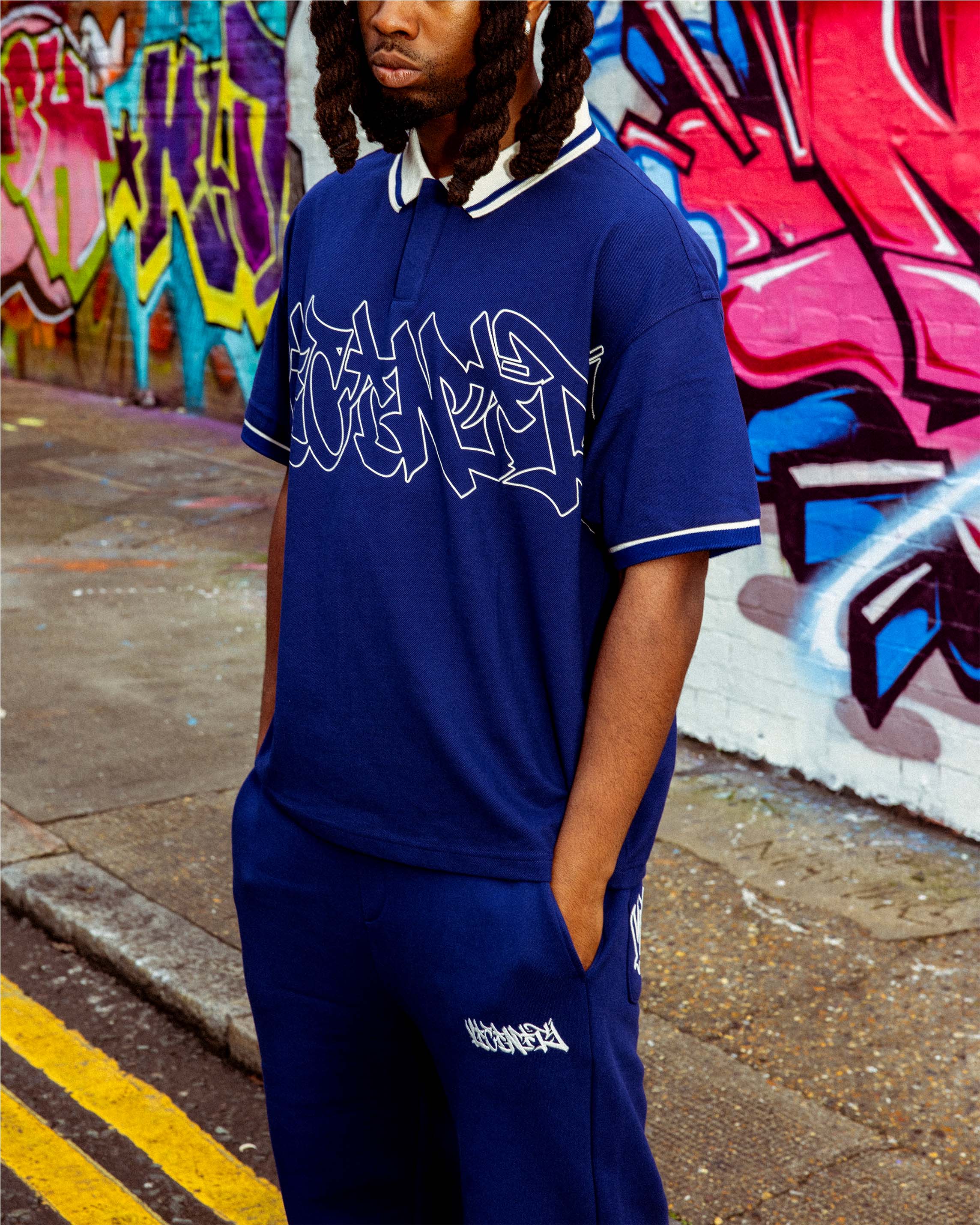 GRAFFITI POLO BLUE