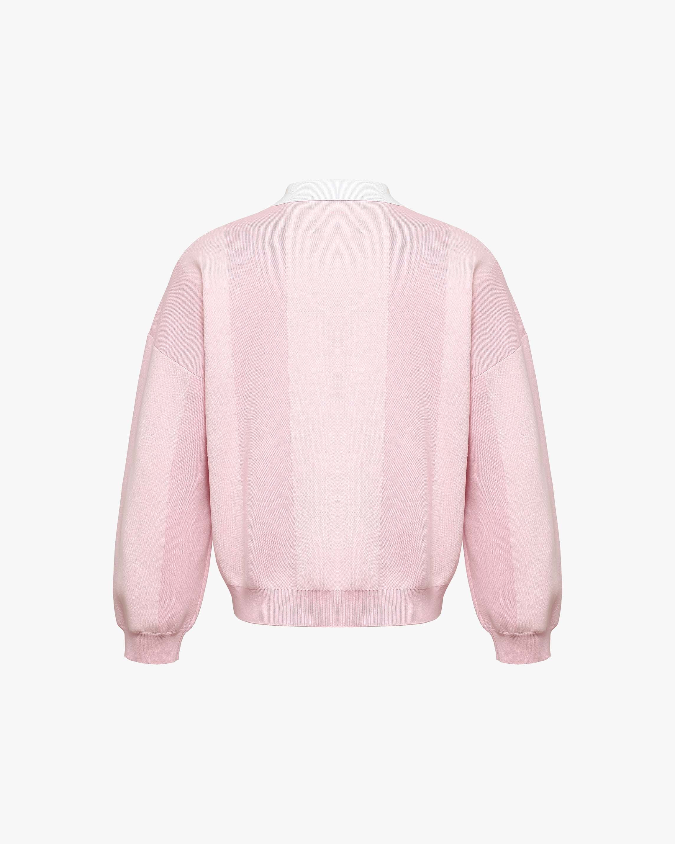 SPORTS TEAM JERSEY KNIT PINK