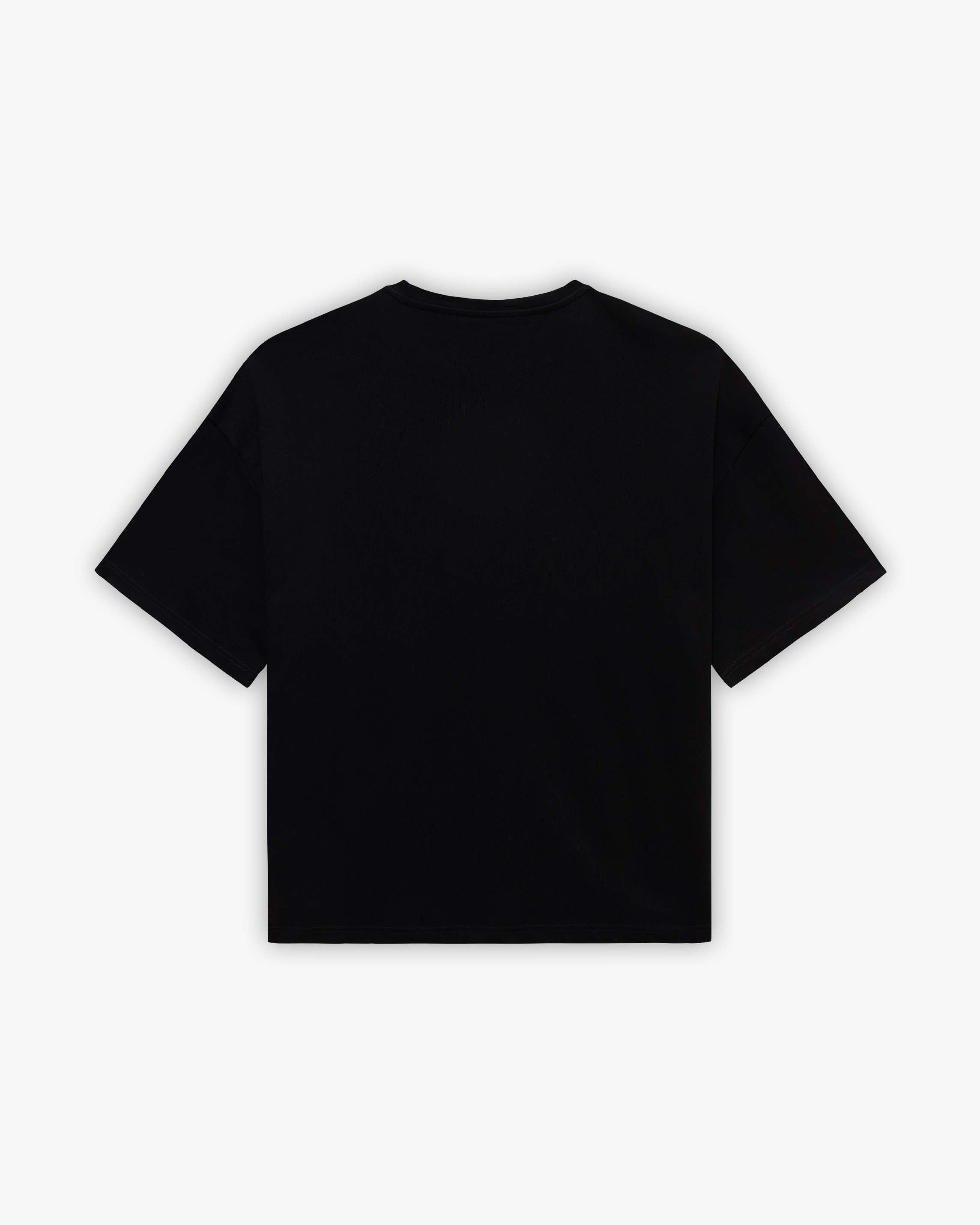 DRAWN SCRIPT TEE BLACK