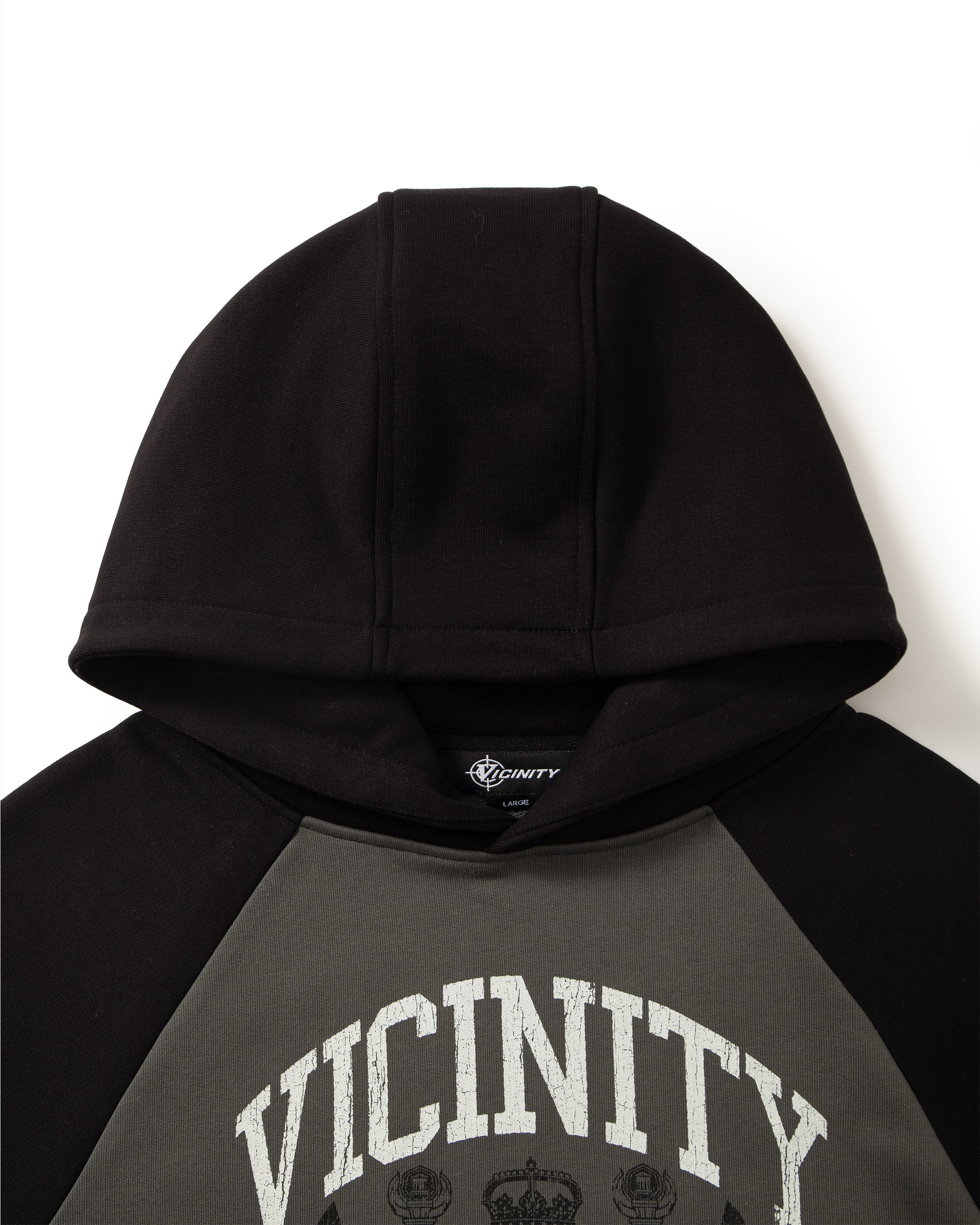 INSTITUTE HOODIE GREY/BLACK