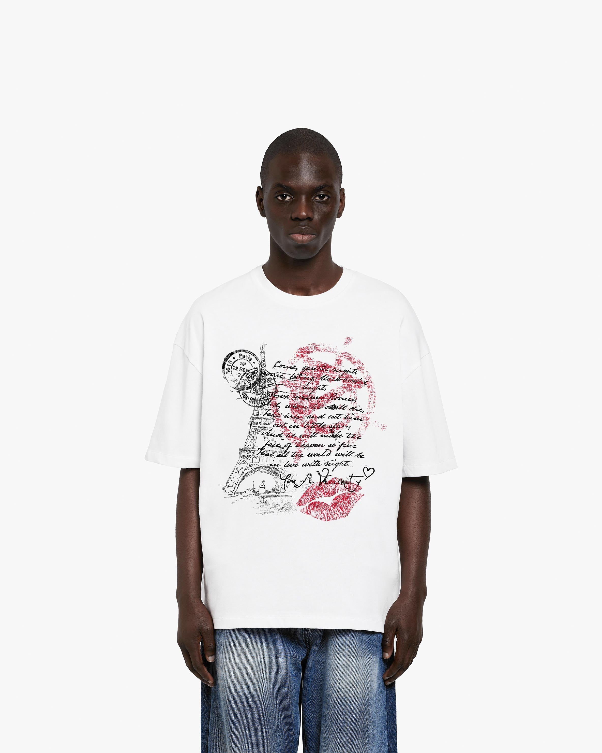 LOVE LETTER TEE WHITE