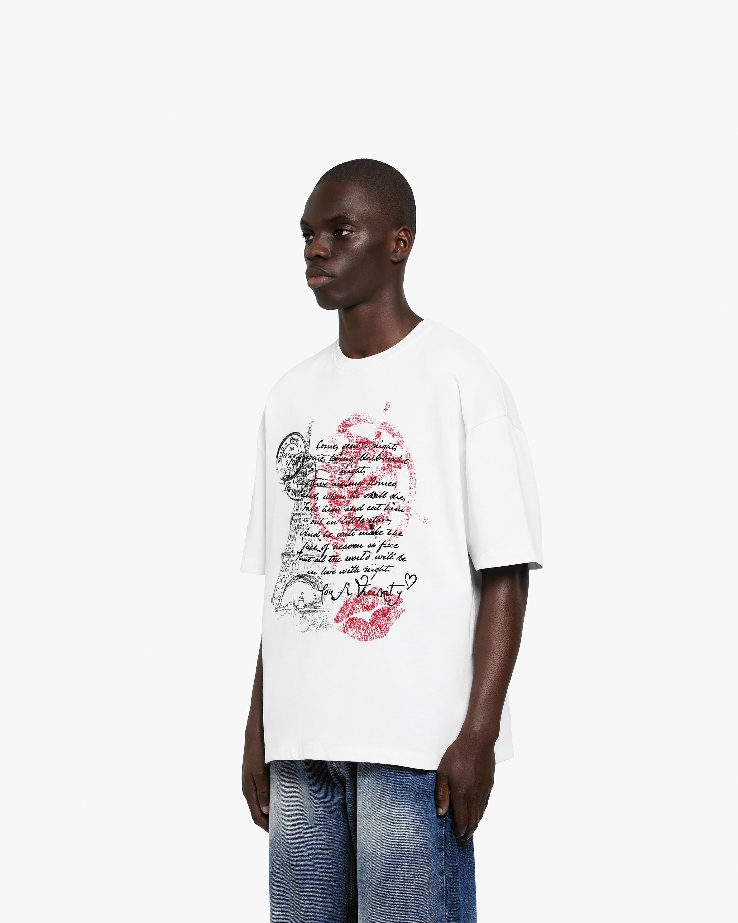 LOVE LETTER TEE WHITE