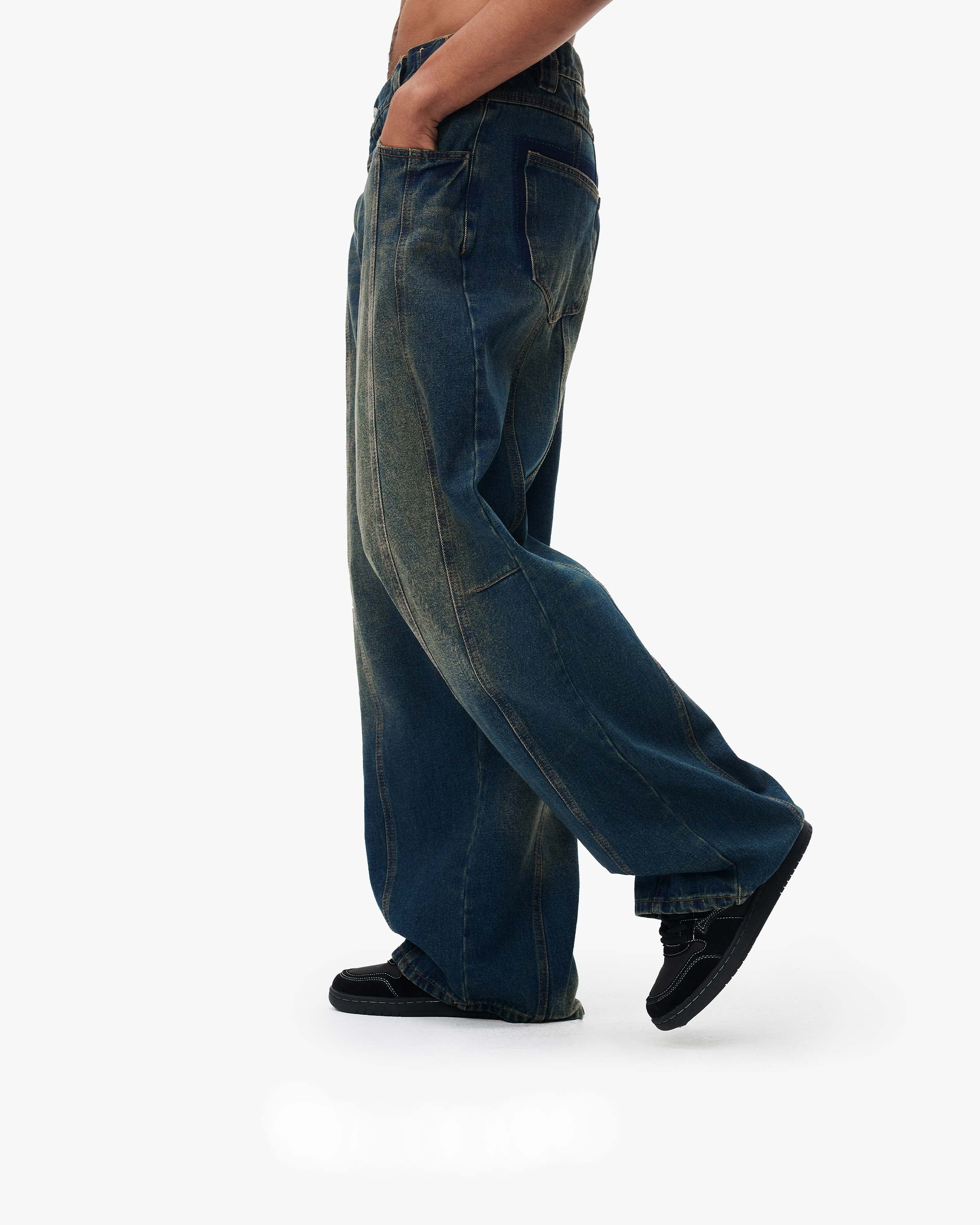 MAXIMUM DENIM YELLOW BLUE