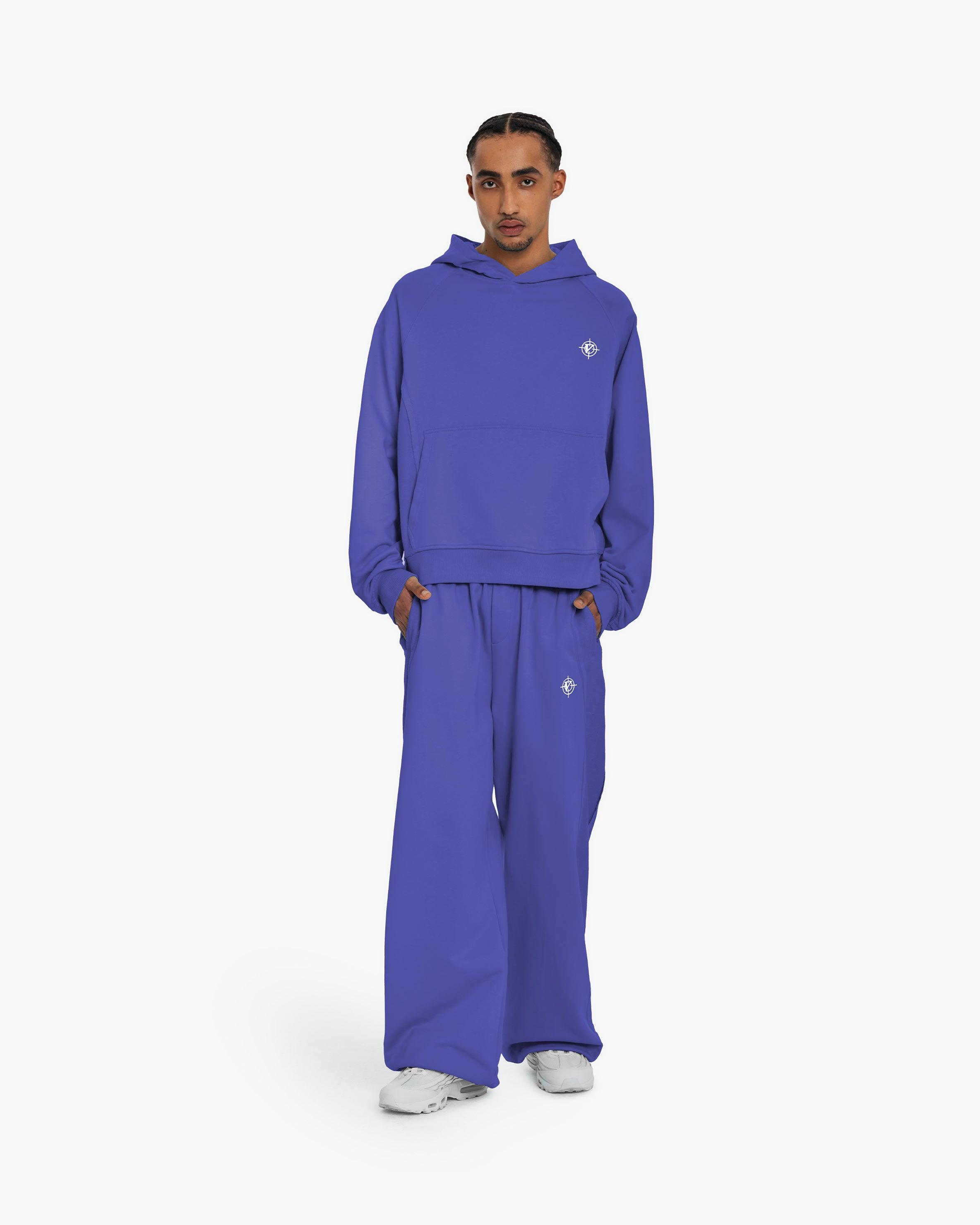 INSIDE OUT HOODIE OCEAN BLUE