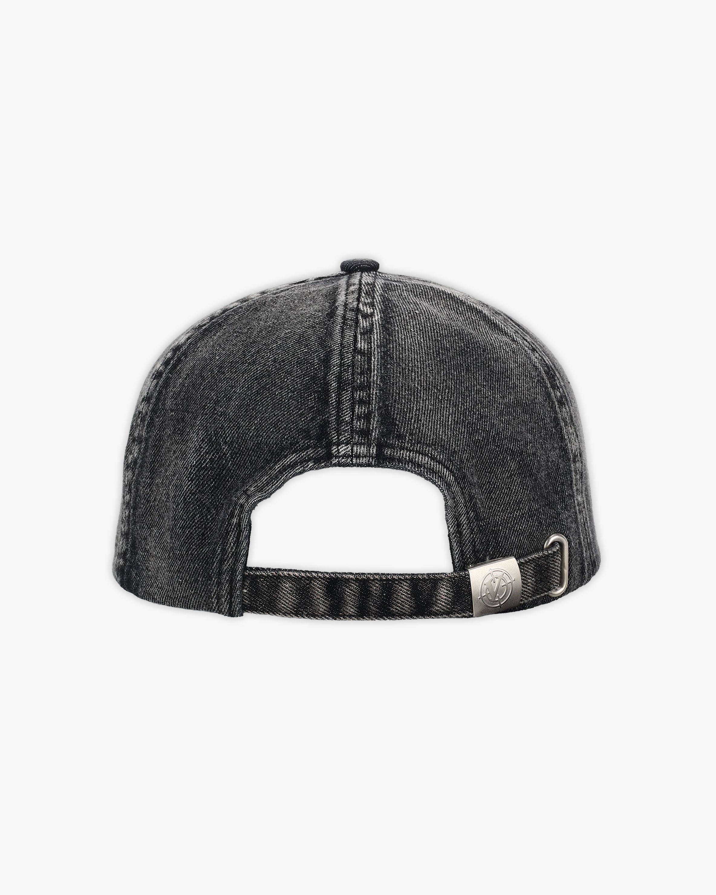 SCRIPT DENIM CAP BLACK