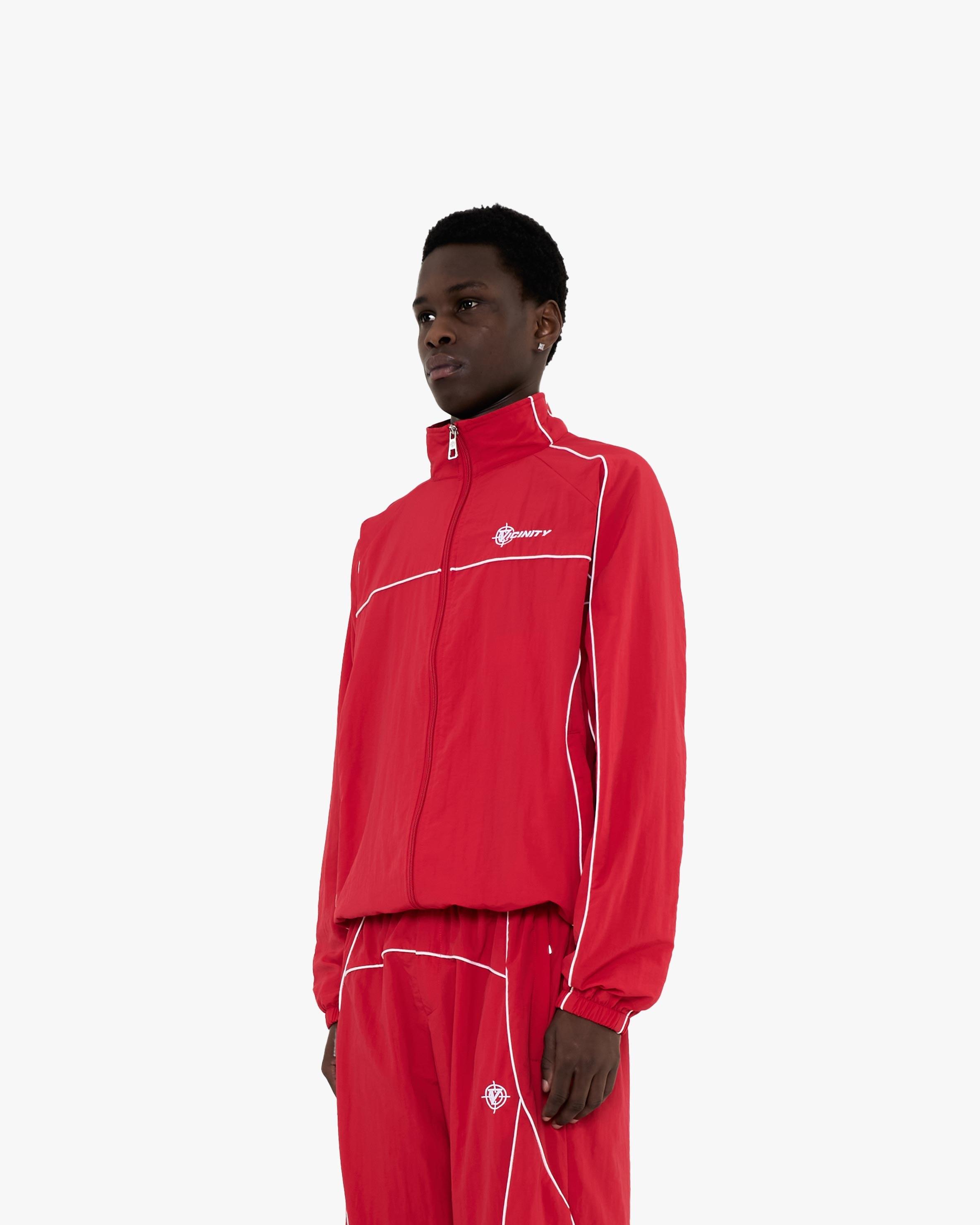 TRACK JACKET RED