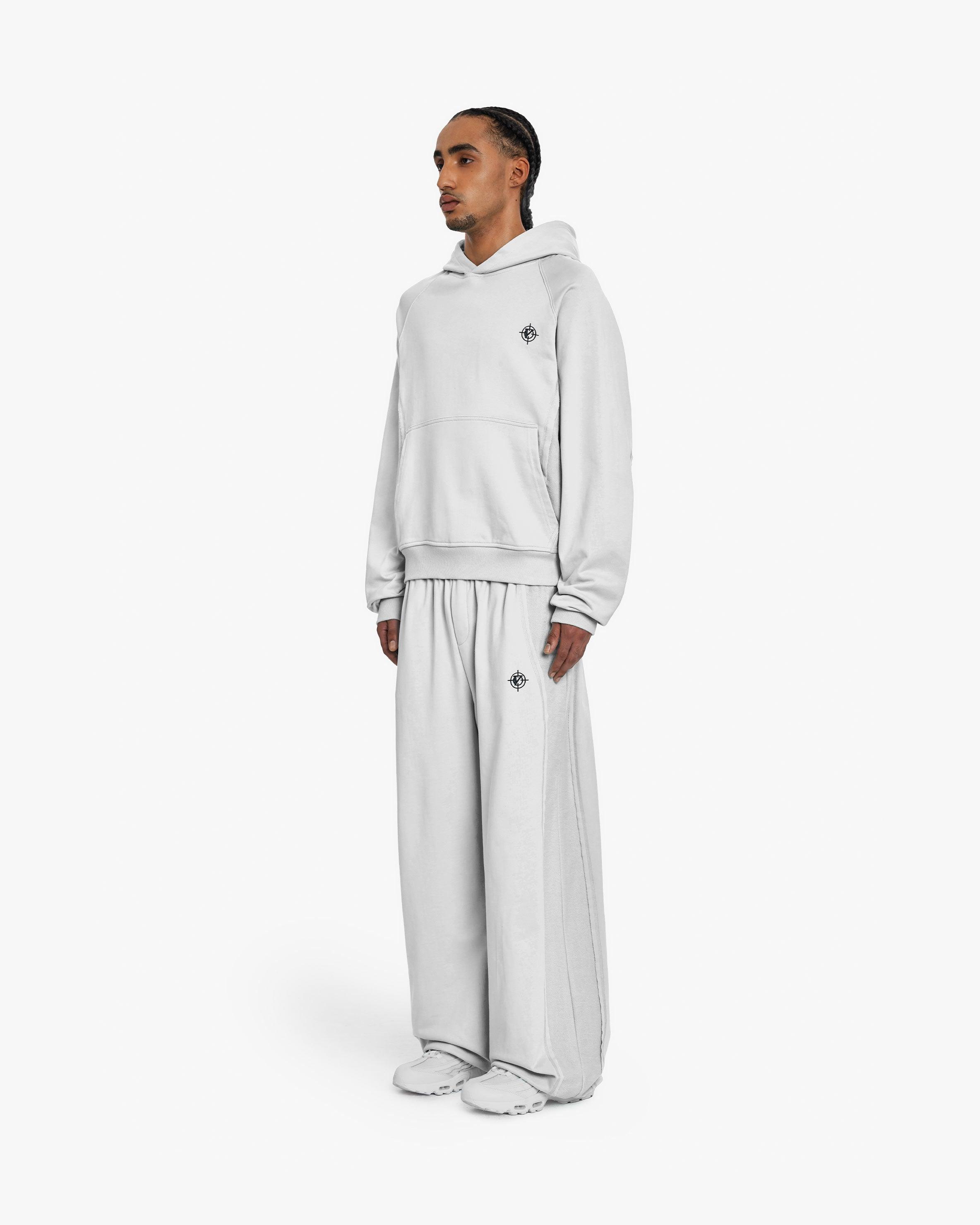 INSIDE OUT HOODIE LIGHT GREY (OLD SIZING)