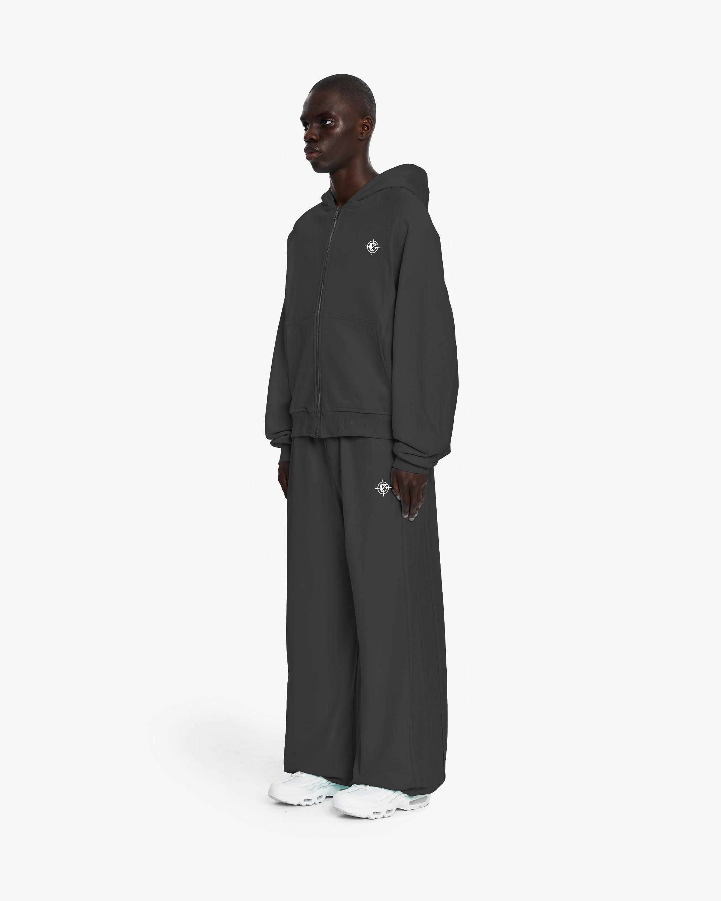 INSIDE OUT ZIP HOODIE ASH GREY (OLD SIZING)