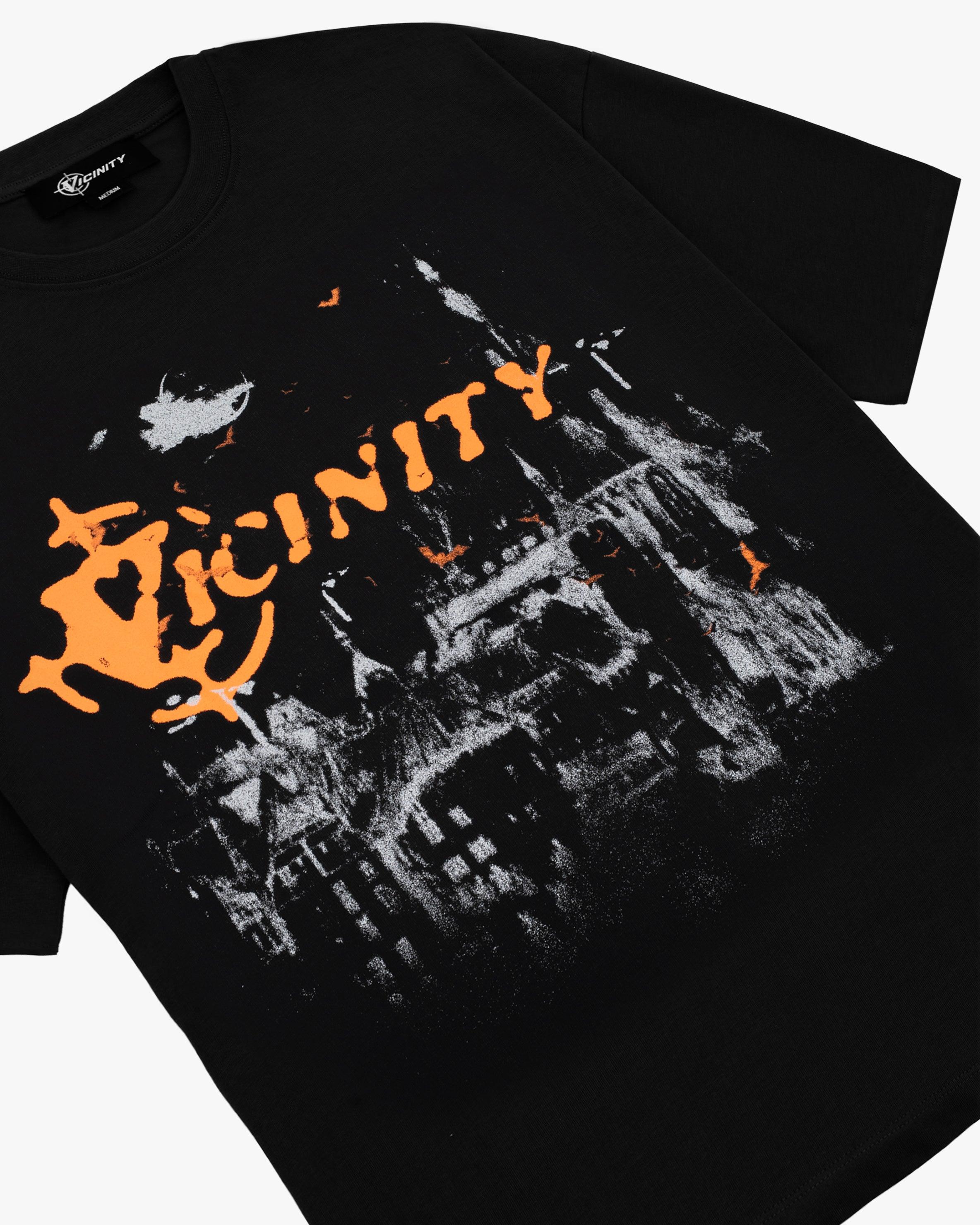 HAUNTED HOUSE TEE BLACK
