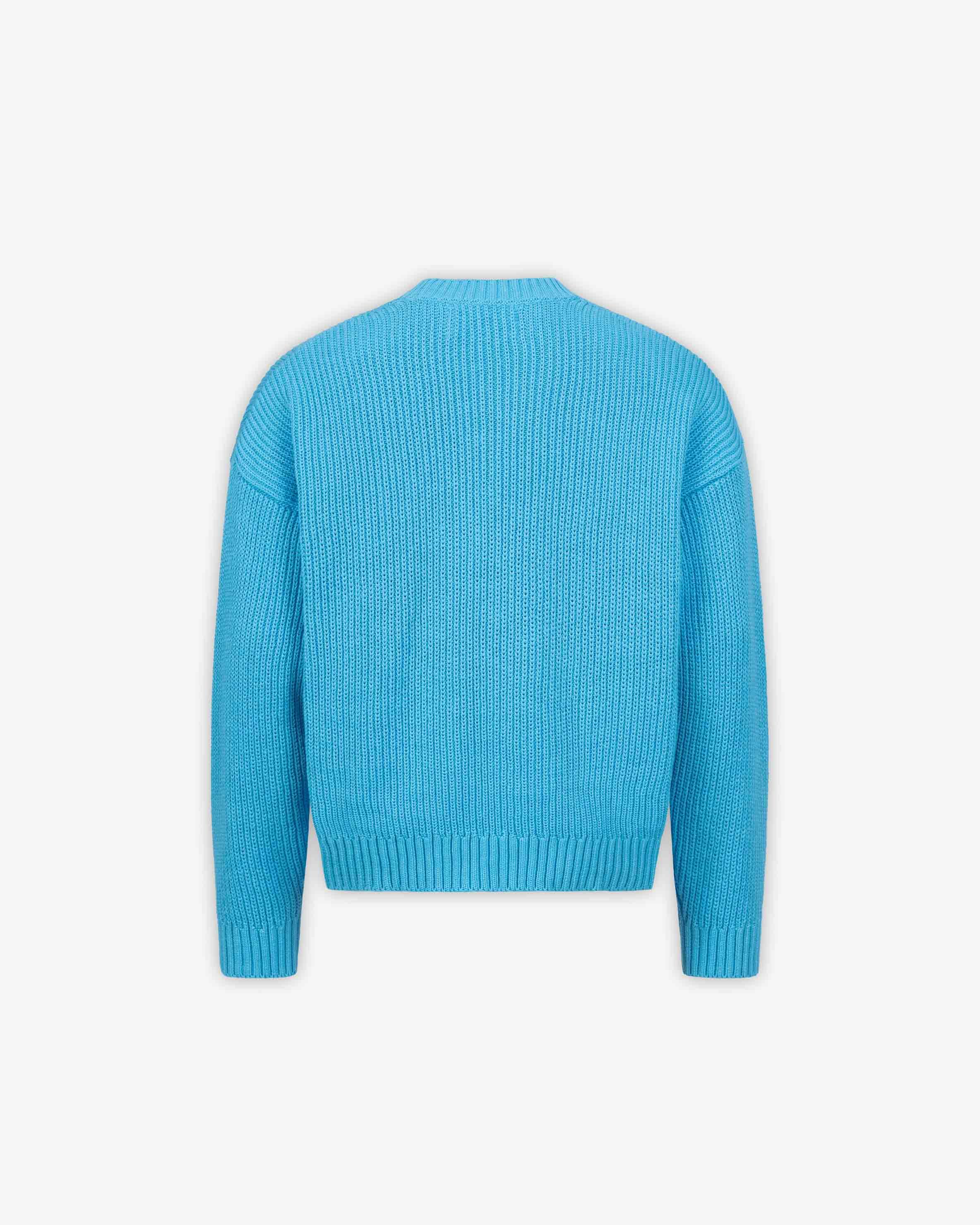 V-LOGO KNITWEAR SKY BLUE